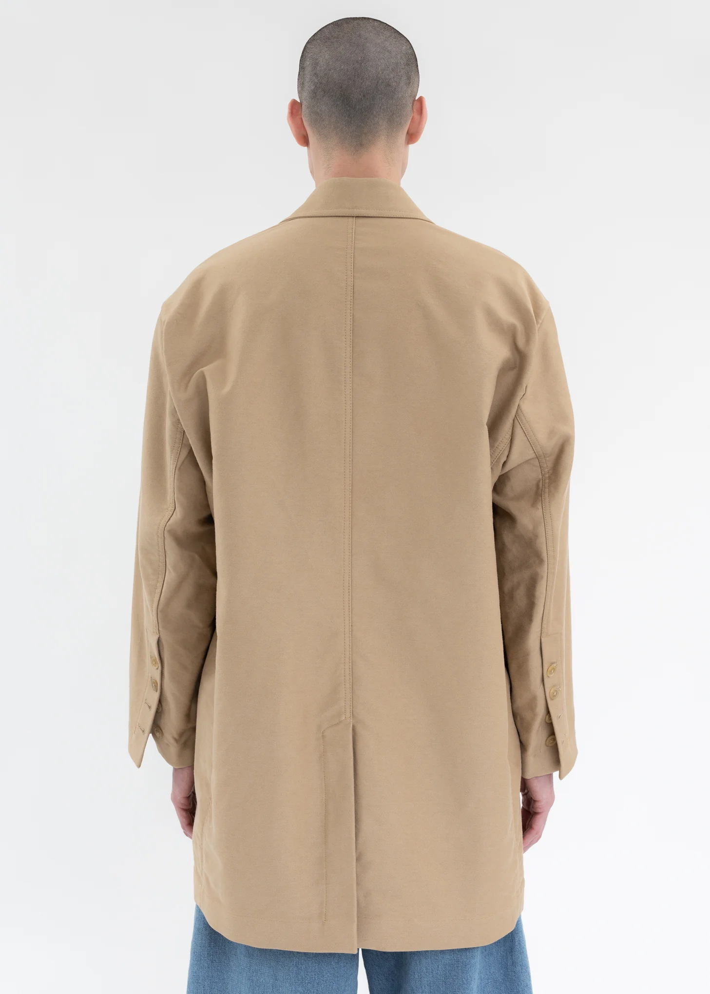 SAND BEIGE SINGLE BREASTED JACKET - Image 5
