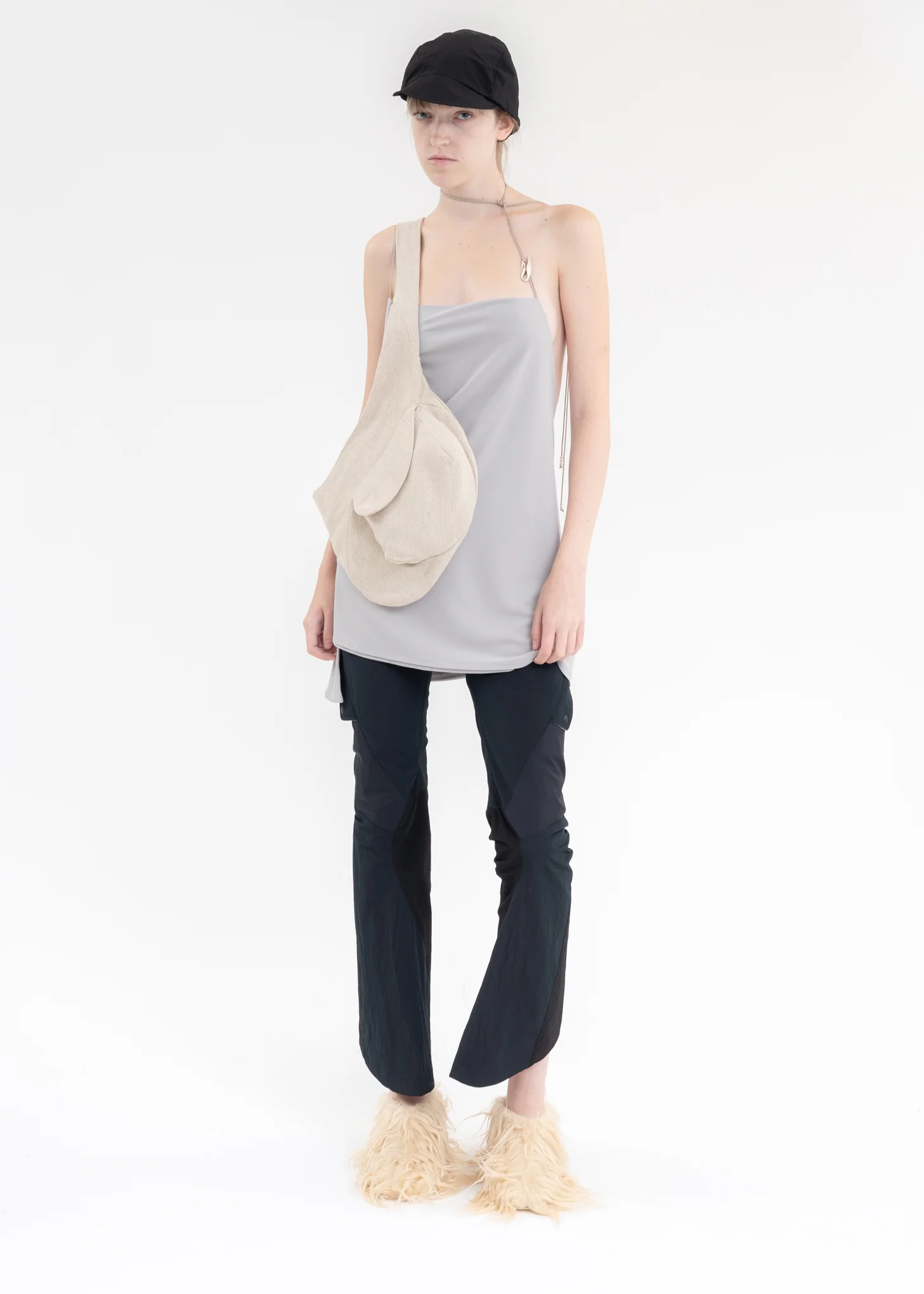 SAND HIERO SLIP DRESS - Image 7
