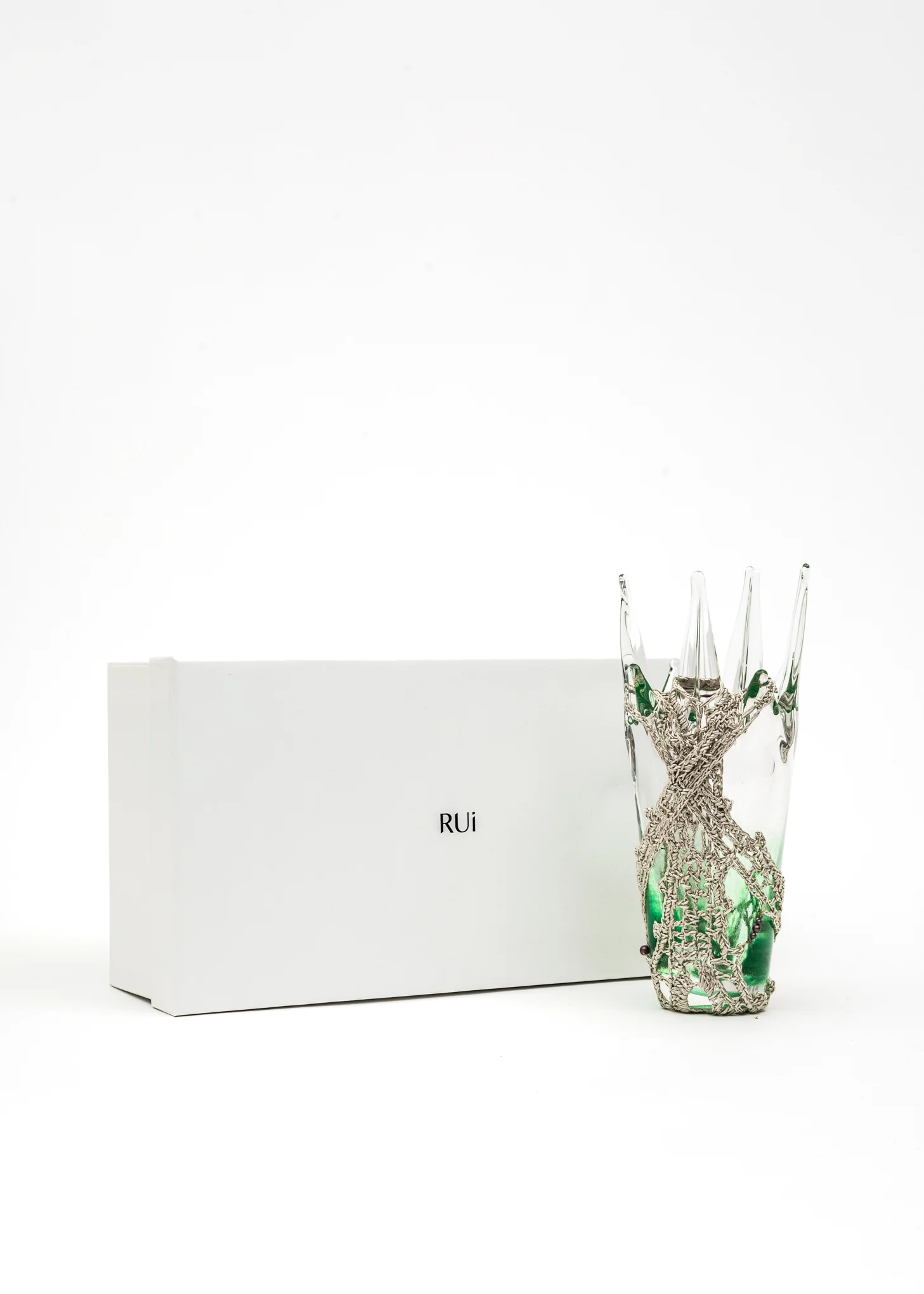 SEAFOAM GLASS VASE - Image 8