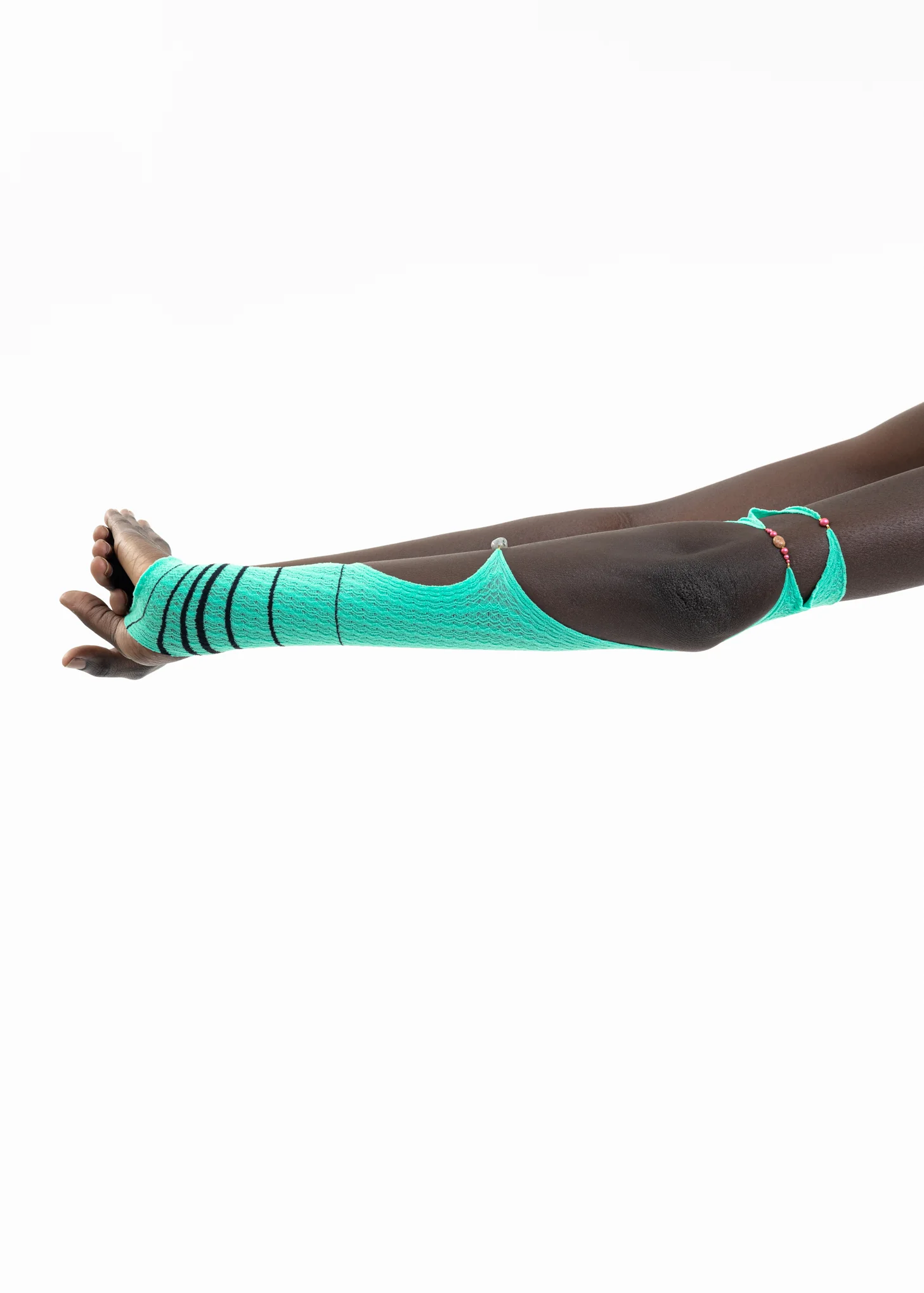 SEAFOAM & ONYX STRIPED ARM SLEEVE - Image 6