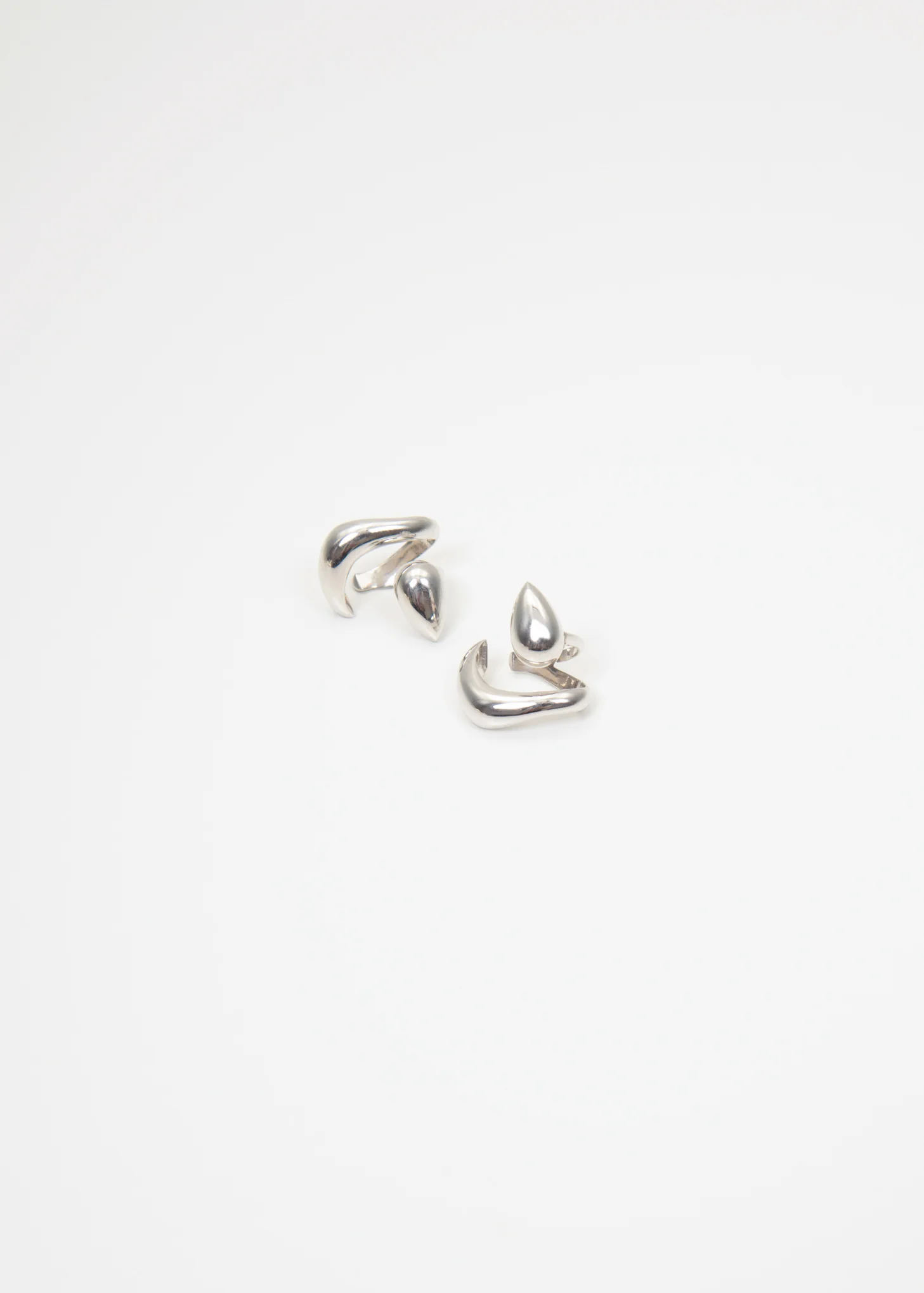 Silver 104 Ear Cuffs (Pair)