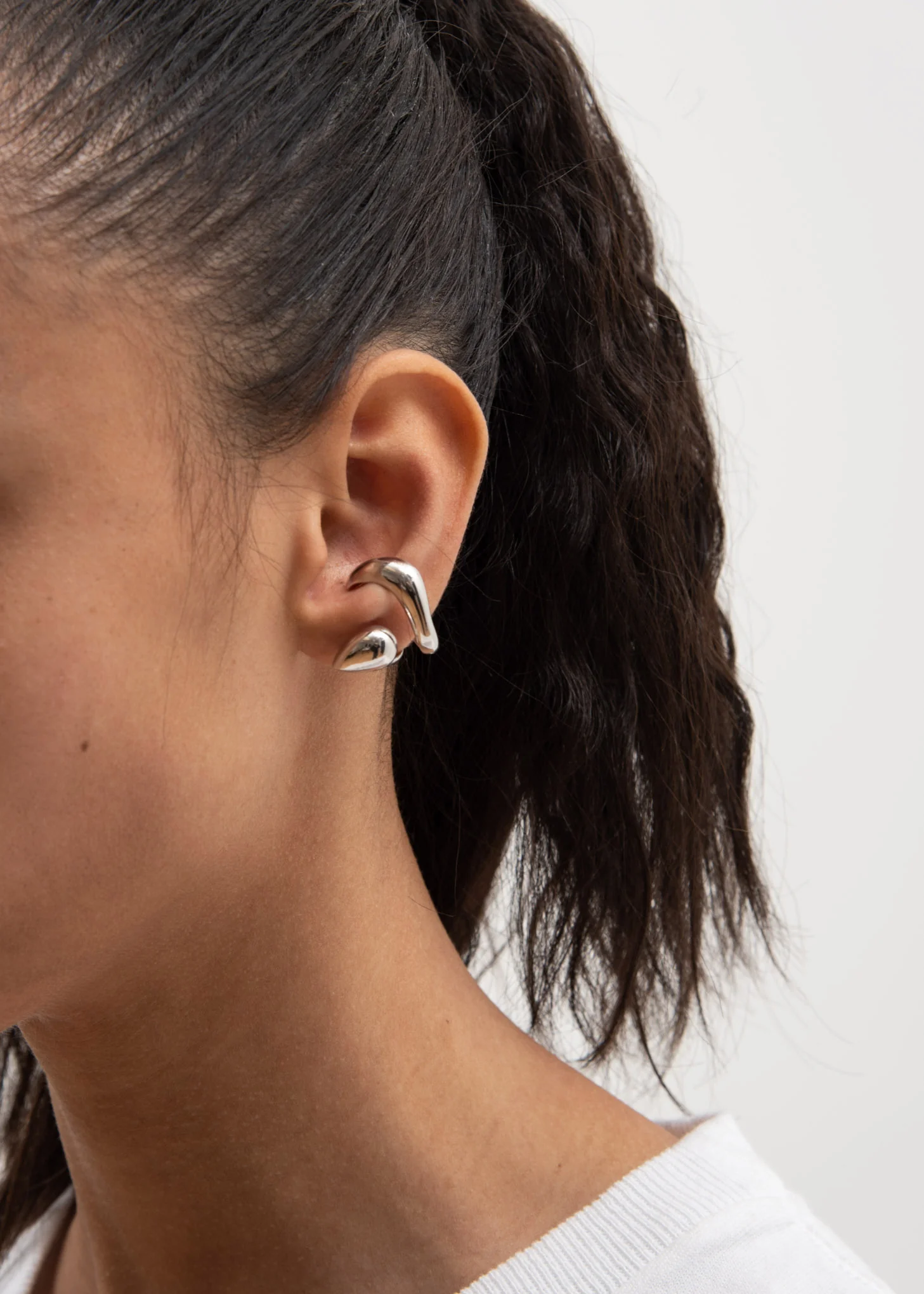 Silver 104 Ear Cuffs (Pair) - Image 2