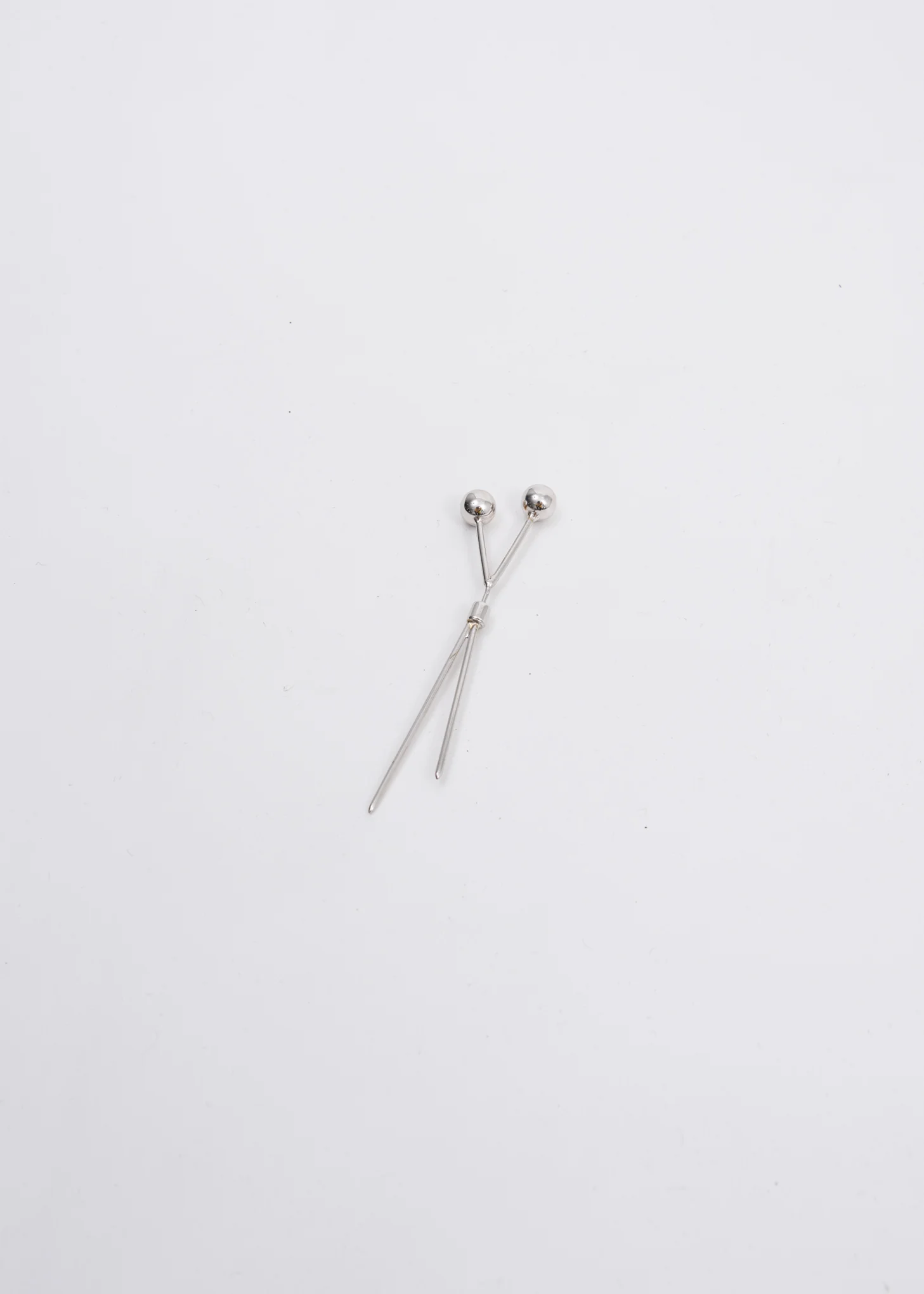 Silver 2 Pin Earring