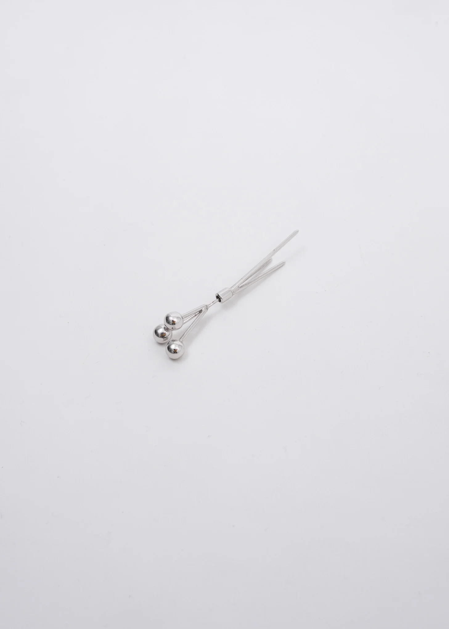 Silver 3 Pin Earring