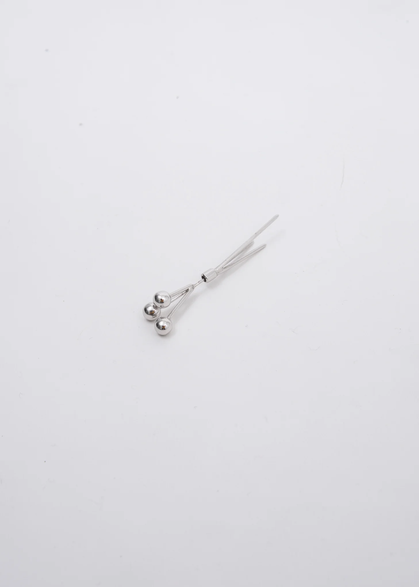 Silver 3 Pin Earring