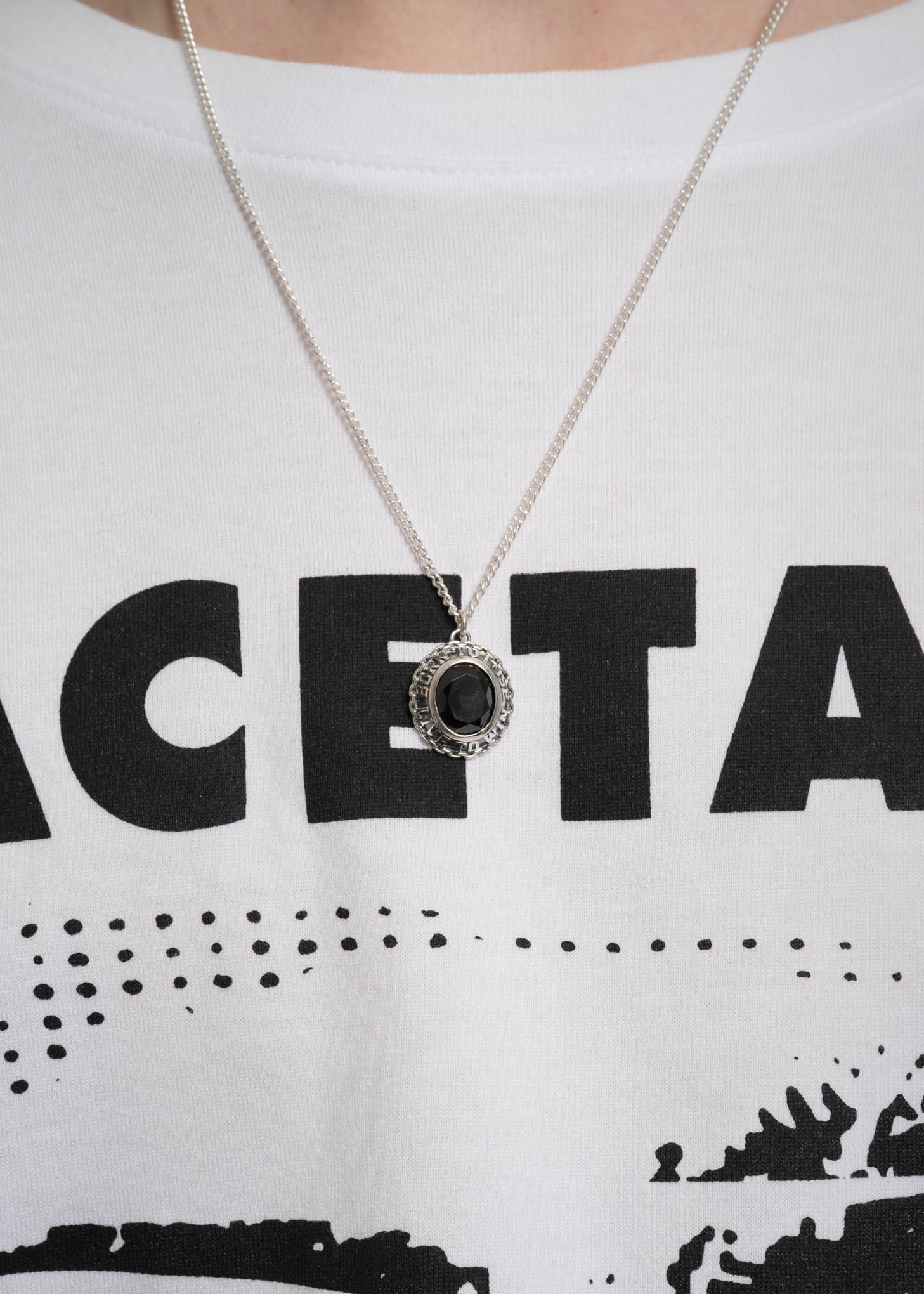 Silver and Black Class Pendant - Image 3