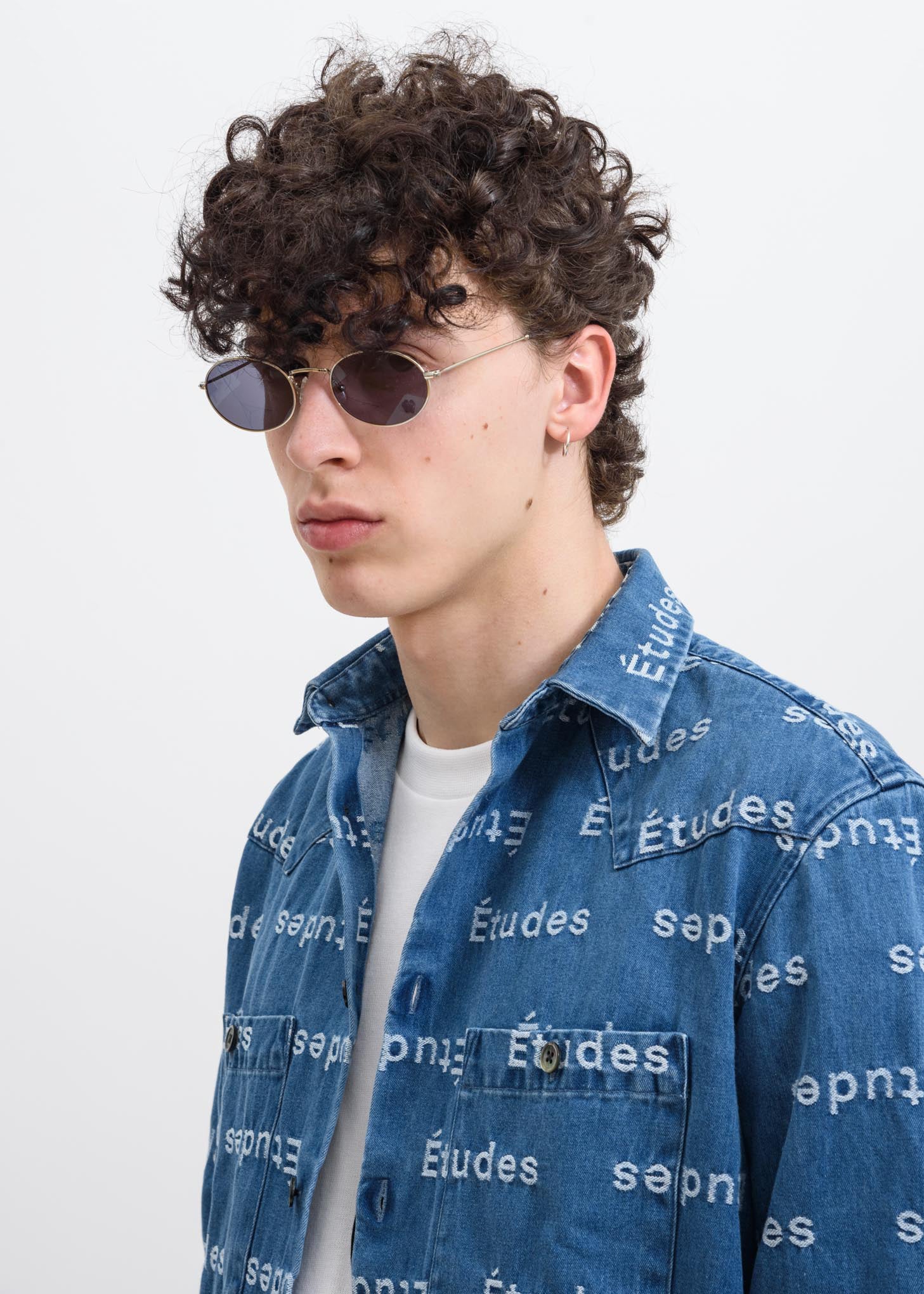 Silver and Blue Sky Aaliyah Sunglasses - Image 2