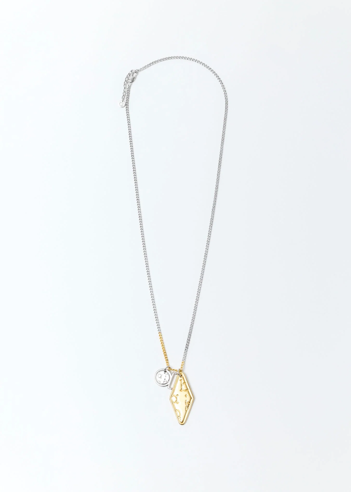 Silver And Gold BEIBEI Necklace - Image 4
