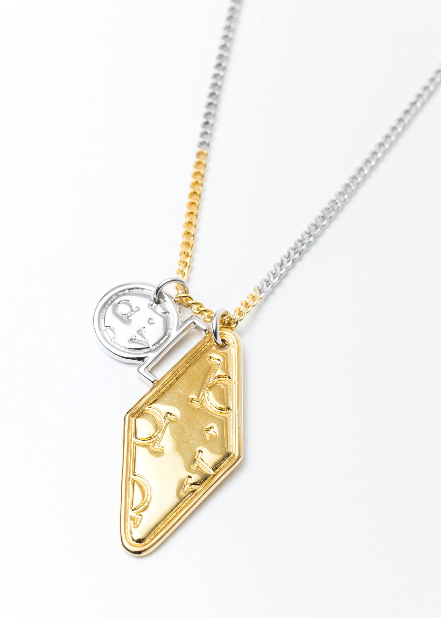 Silver And Gold BEIBEI Necklace - Image 5