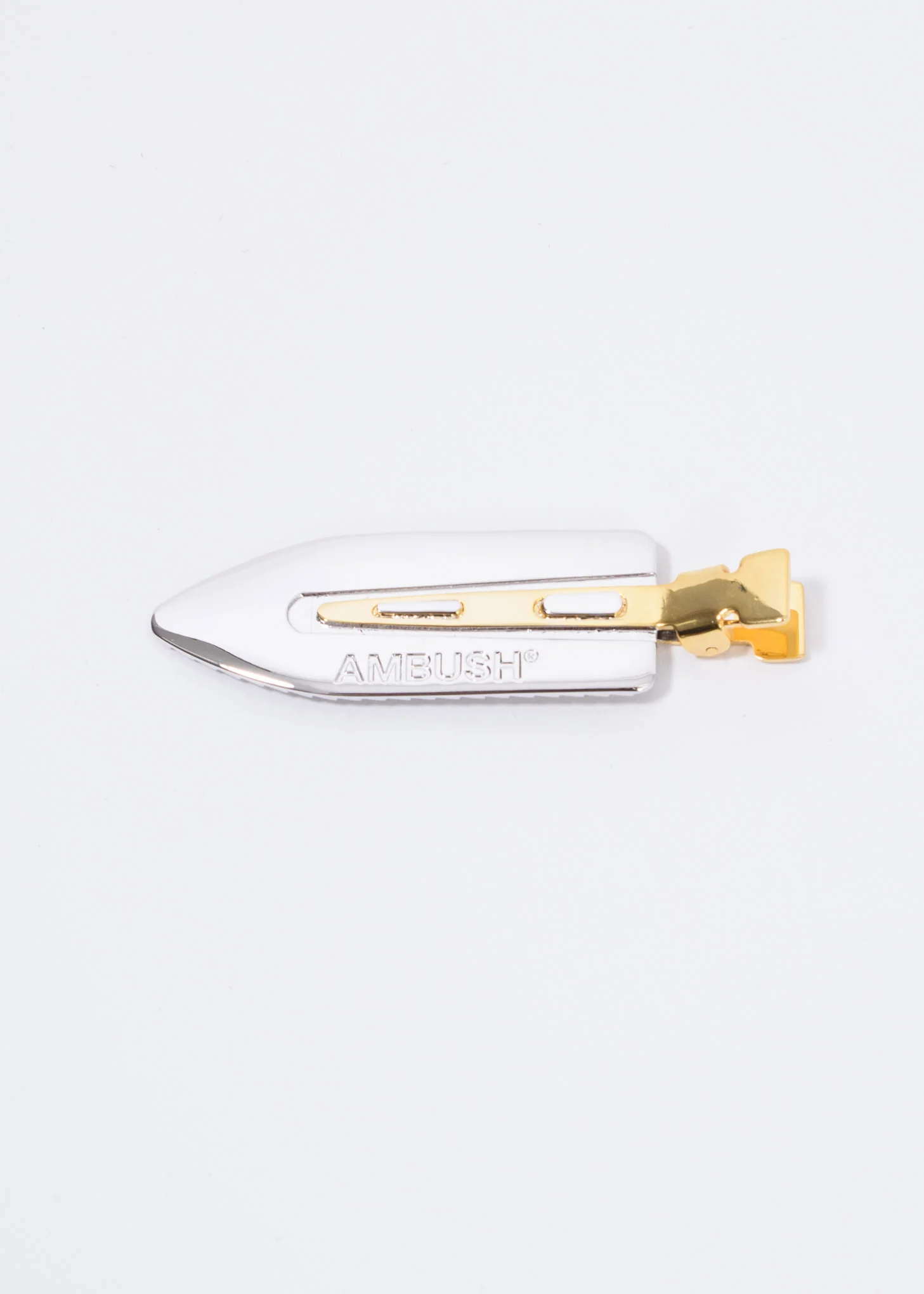 Silver And Gold Blade Hair Clip
