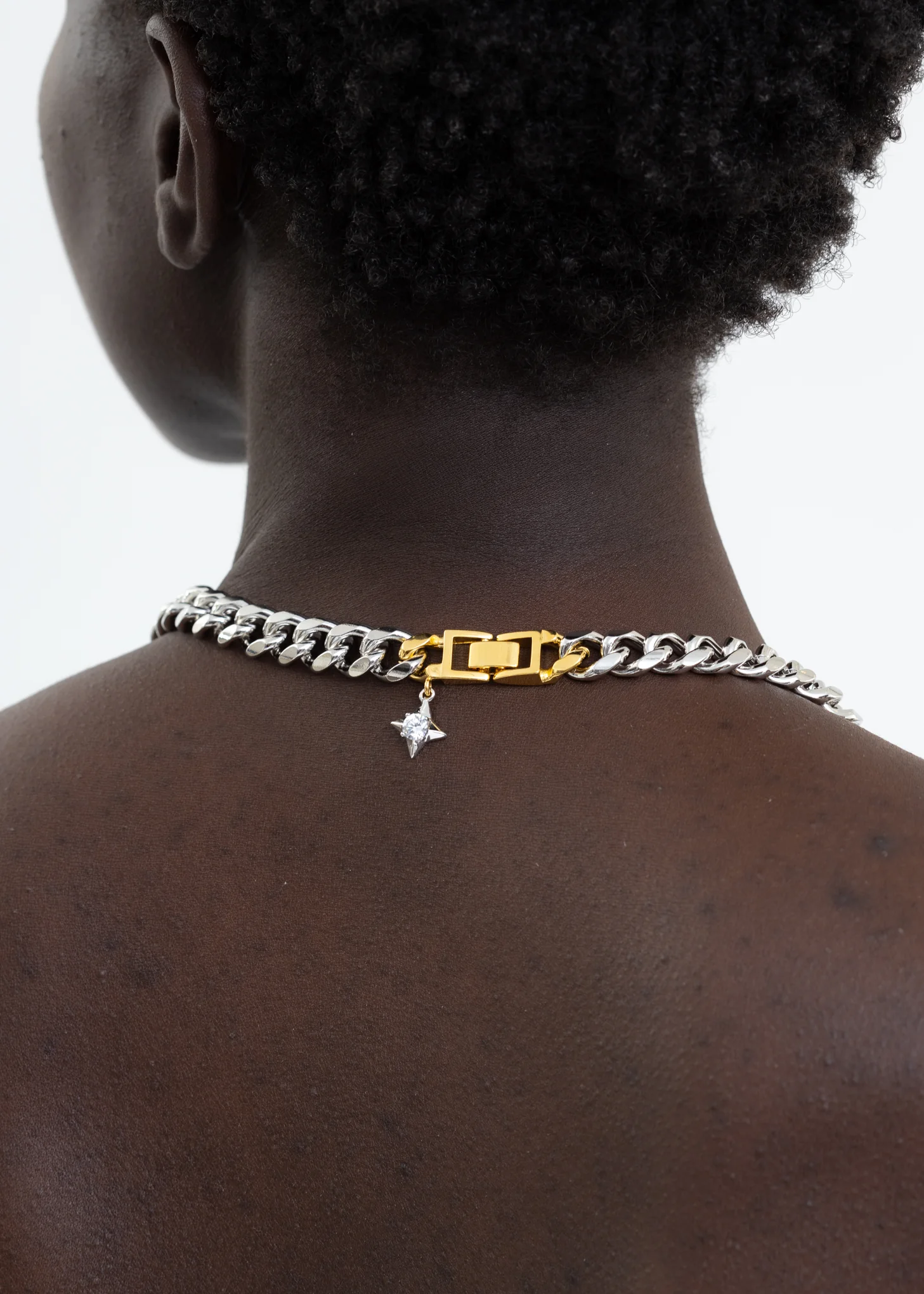 Silver And Gold  Mix Necklace - Image 7