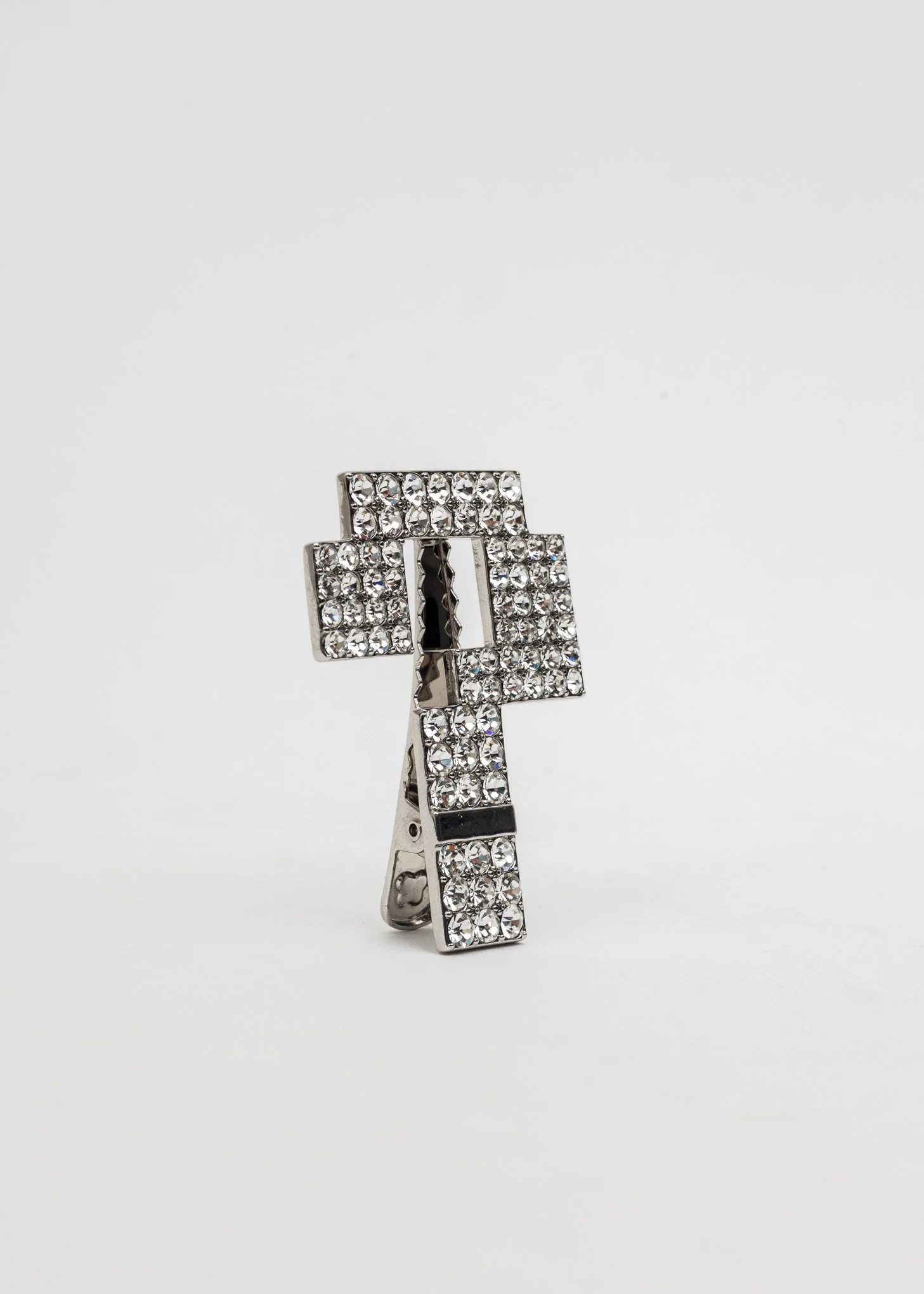 Silver And Rhinestone "?" Hair Pin - Image 5