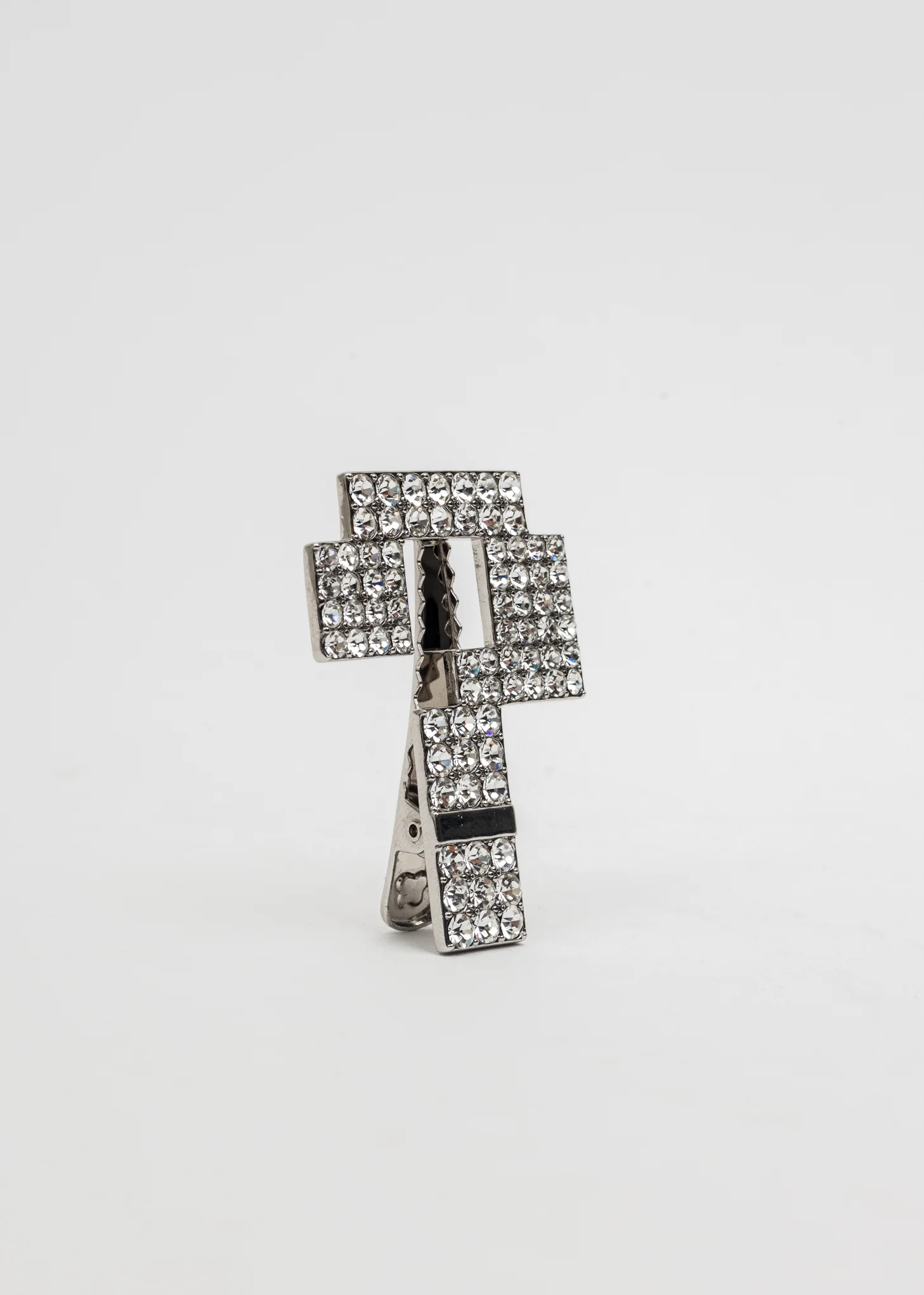 Silver And Rhinestone "?" Hair Pin - Image 5