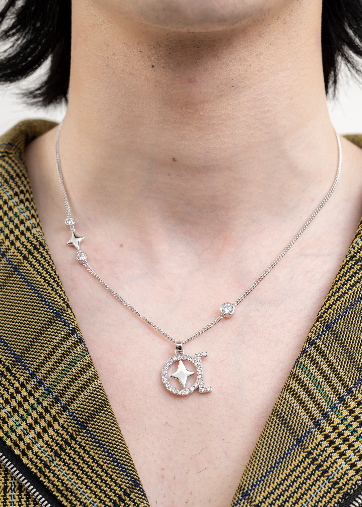 Silver DINGQING Necklace - Image 3