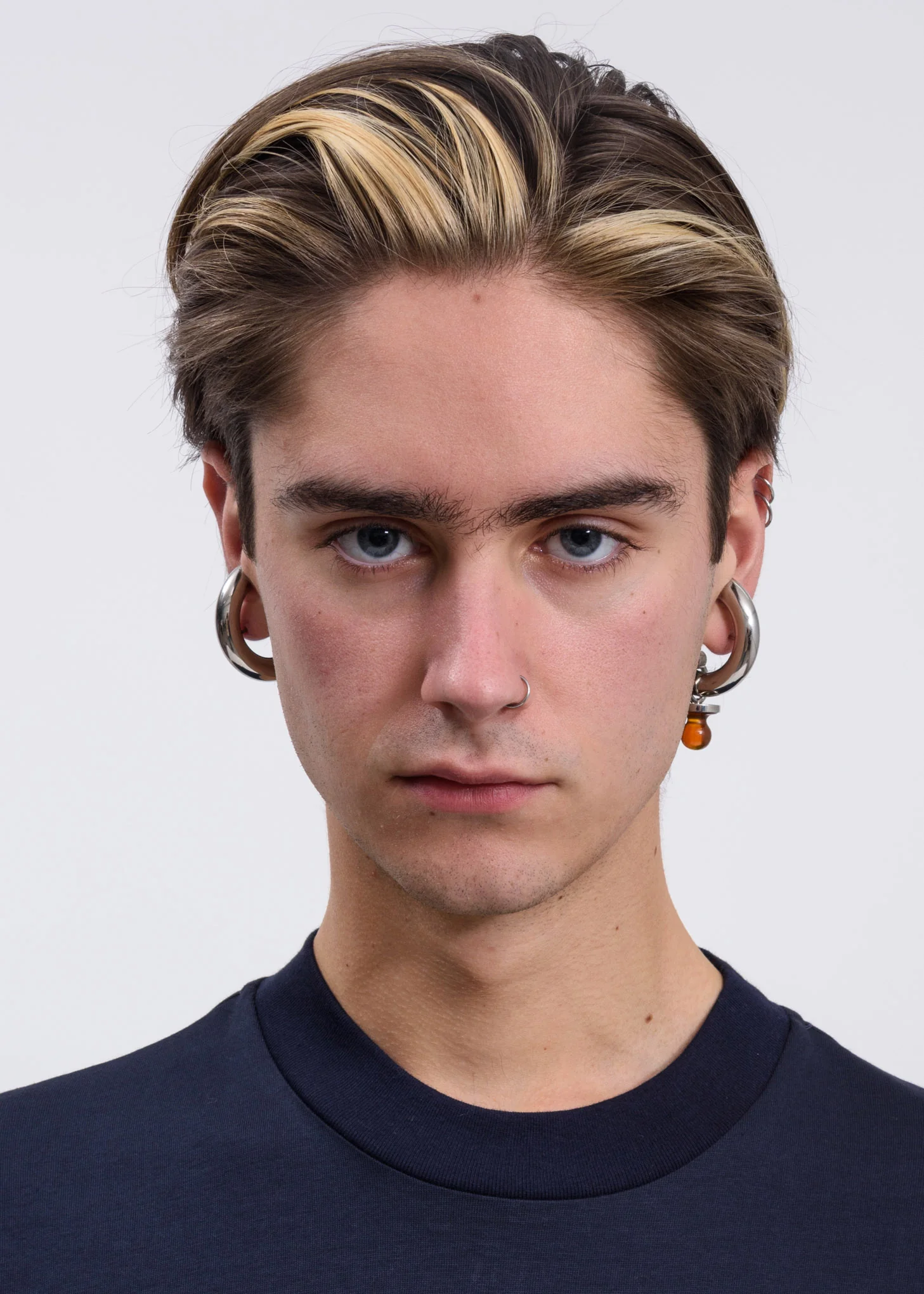 Silver And Stone Small Dummy Earring - Image 5
