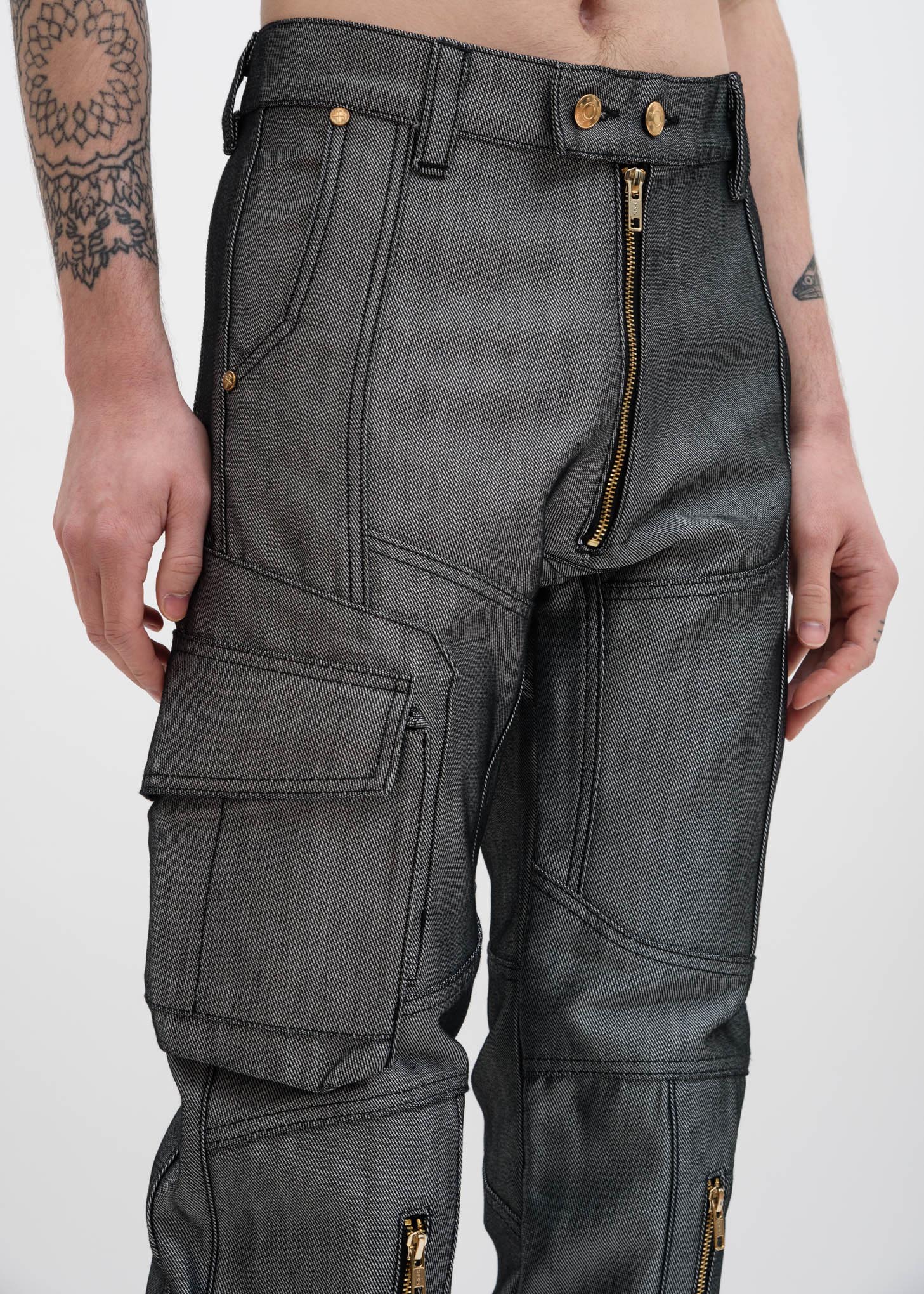 Silver Anton Cargo Jean - Image 3