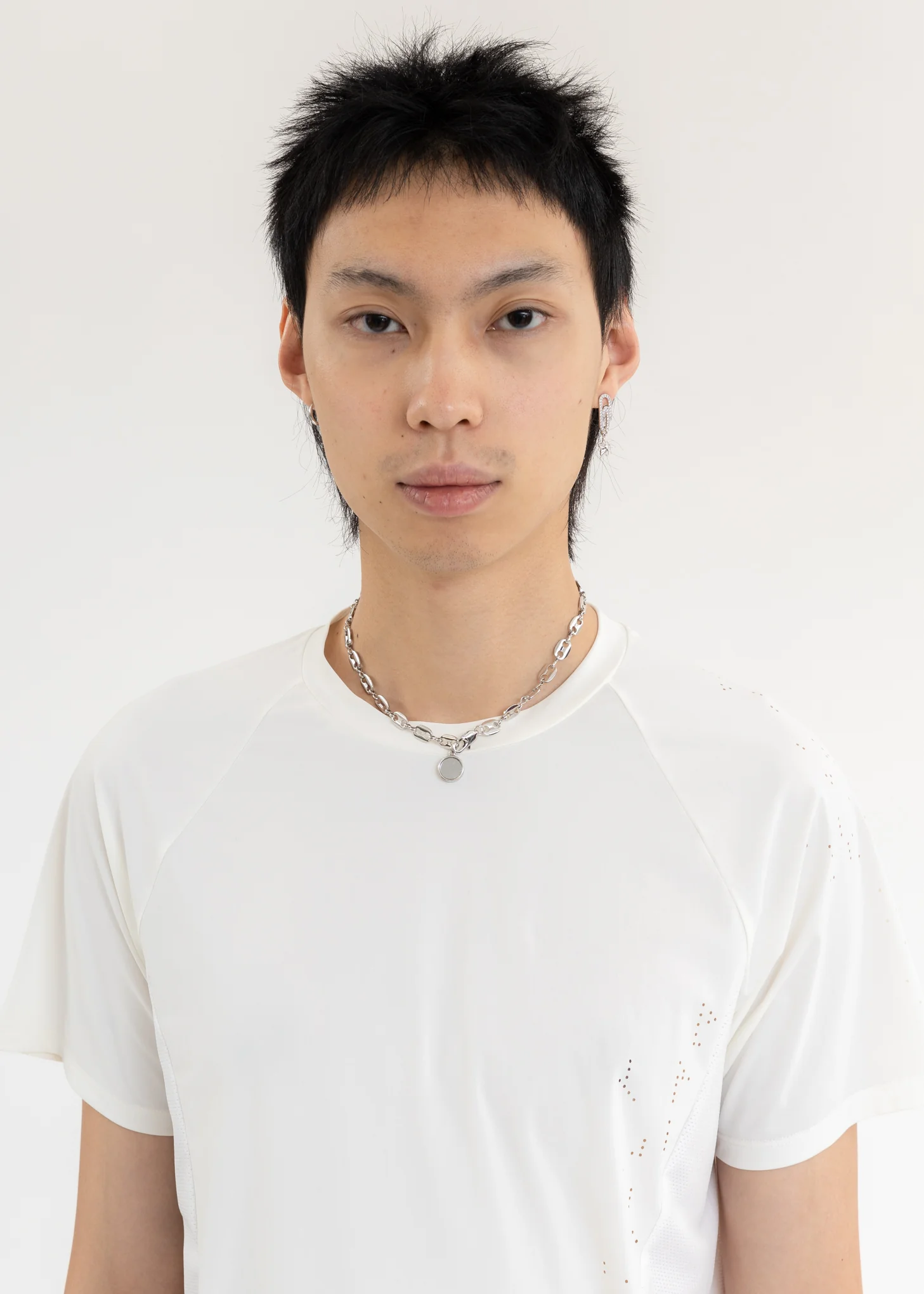 Silver Apple Necklace - Image 3
