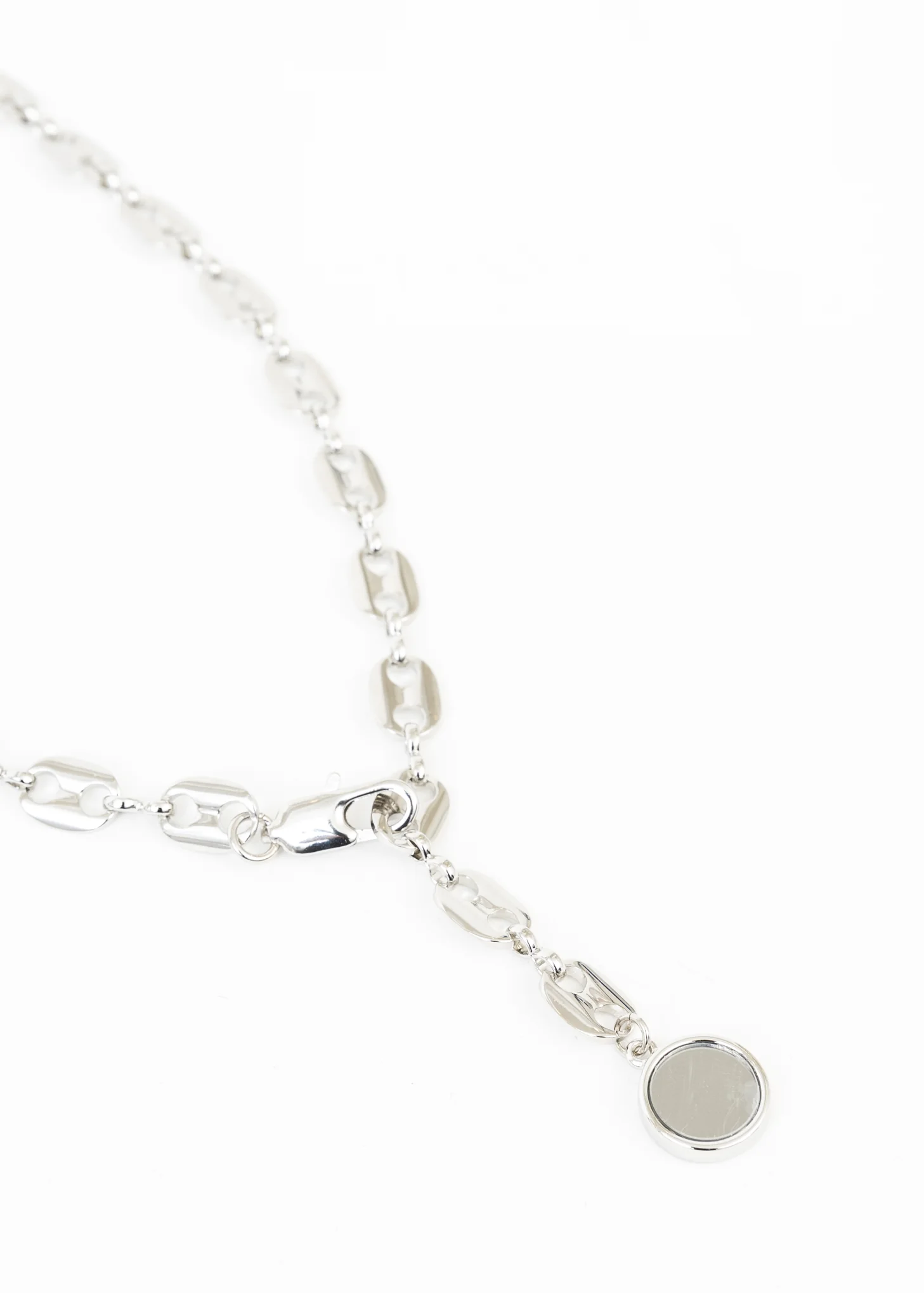 Silver Apple Necklace - Image 4