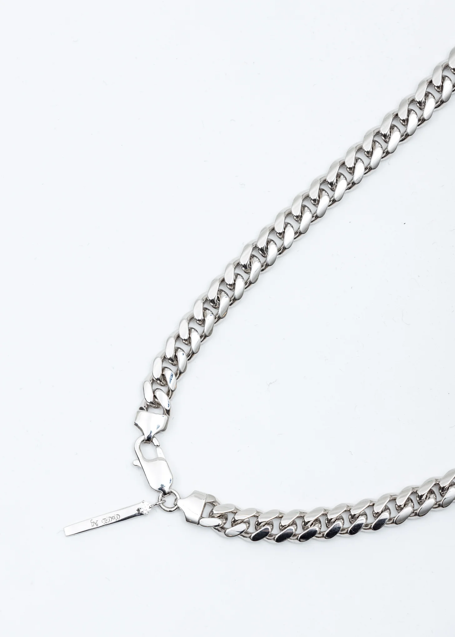 Silver Baroque Pearl Chain Necklace - Image 5