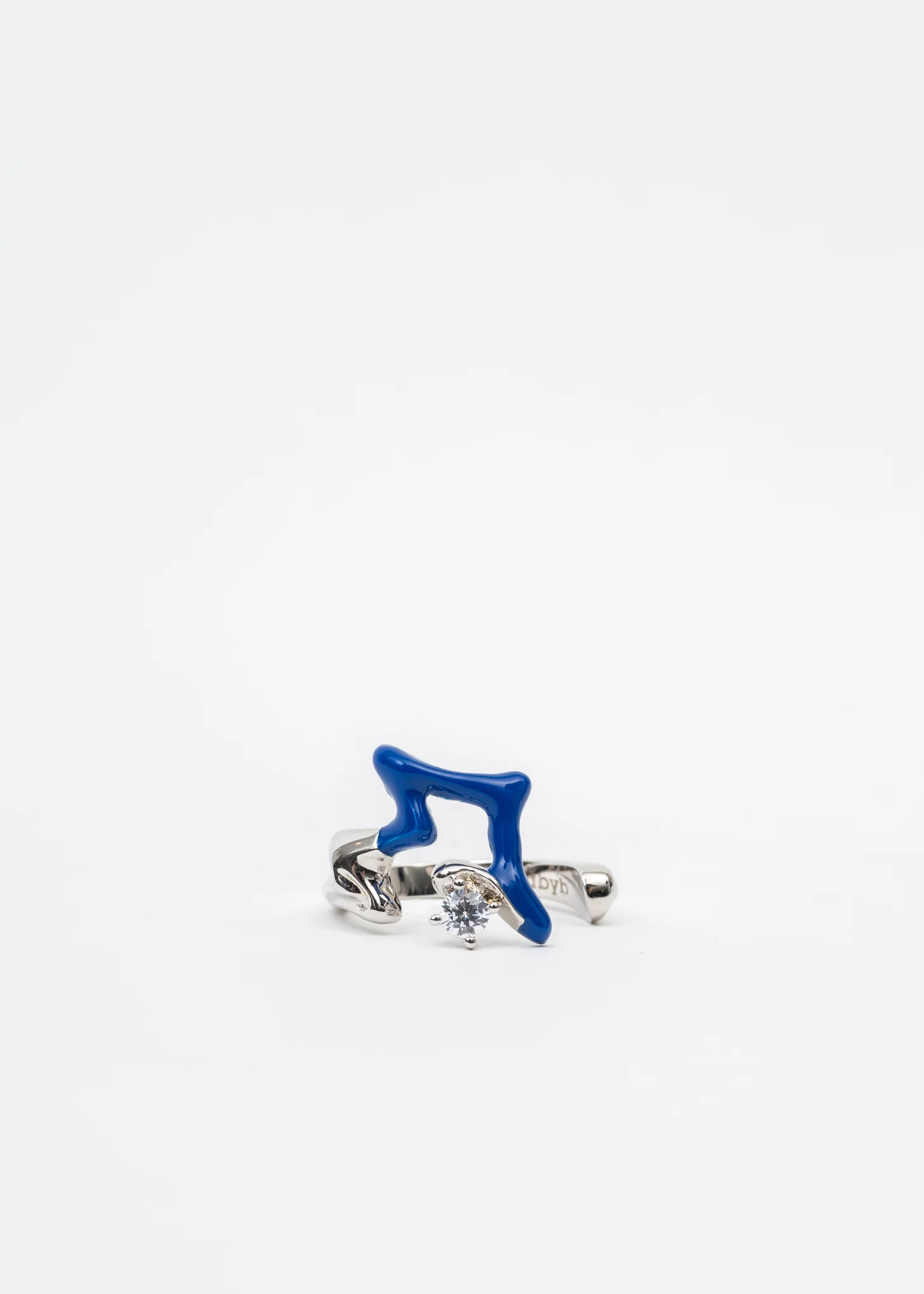 Silver Blue Island Ring