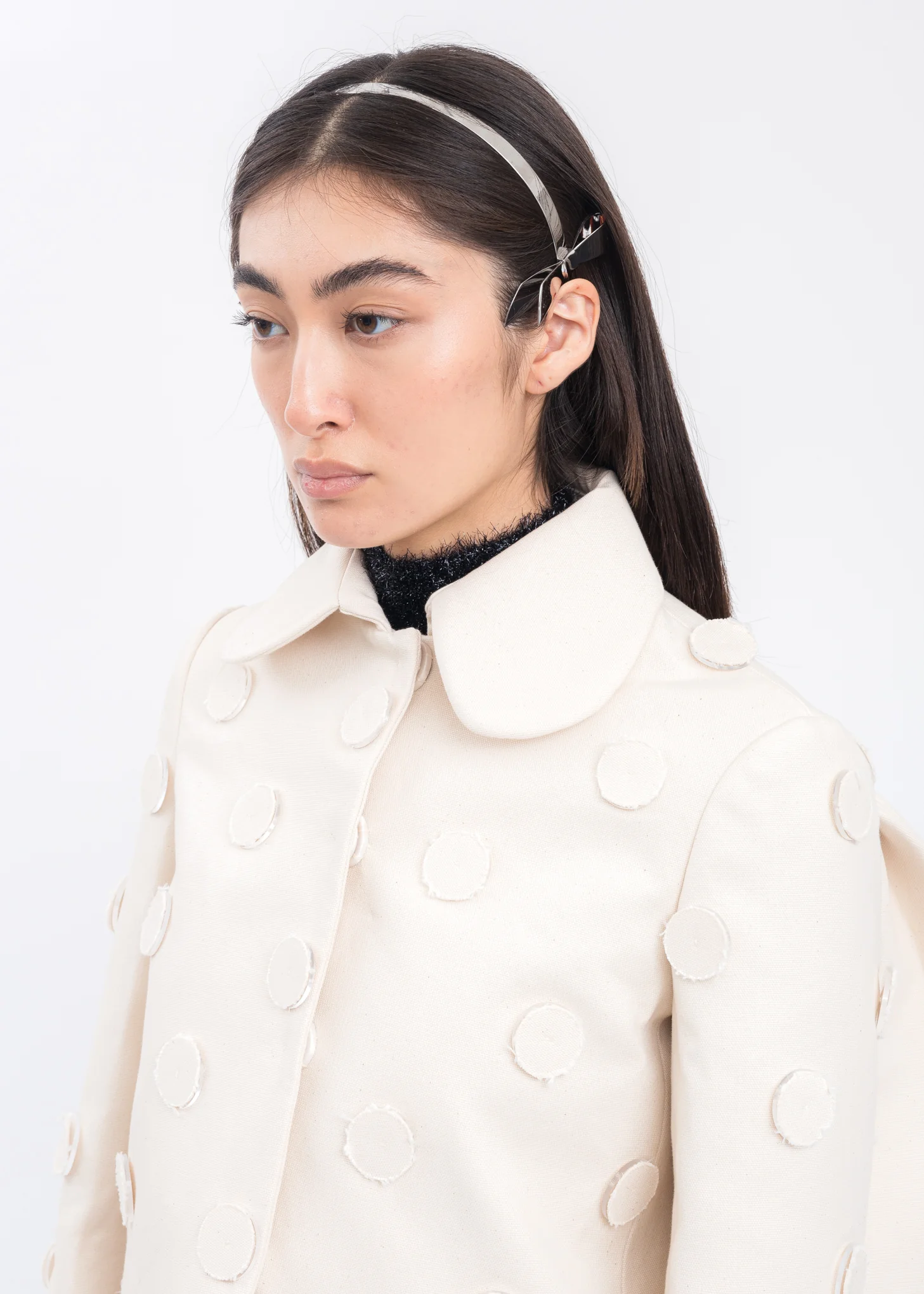 Silver Bow Headband - Image 4