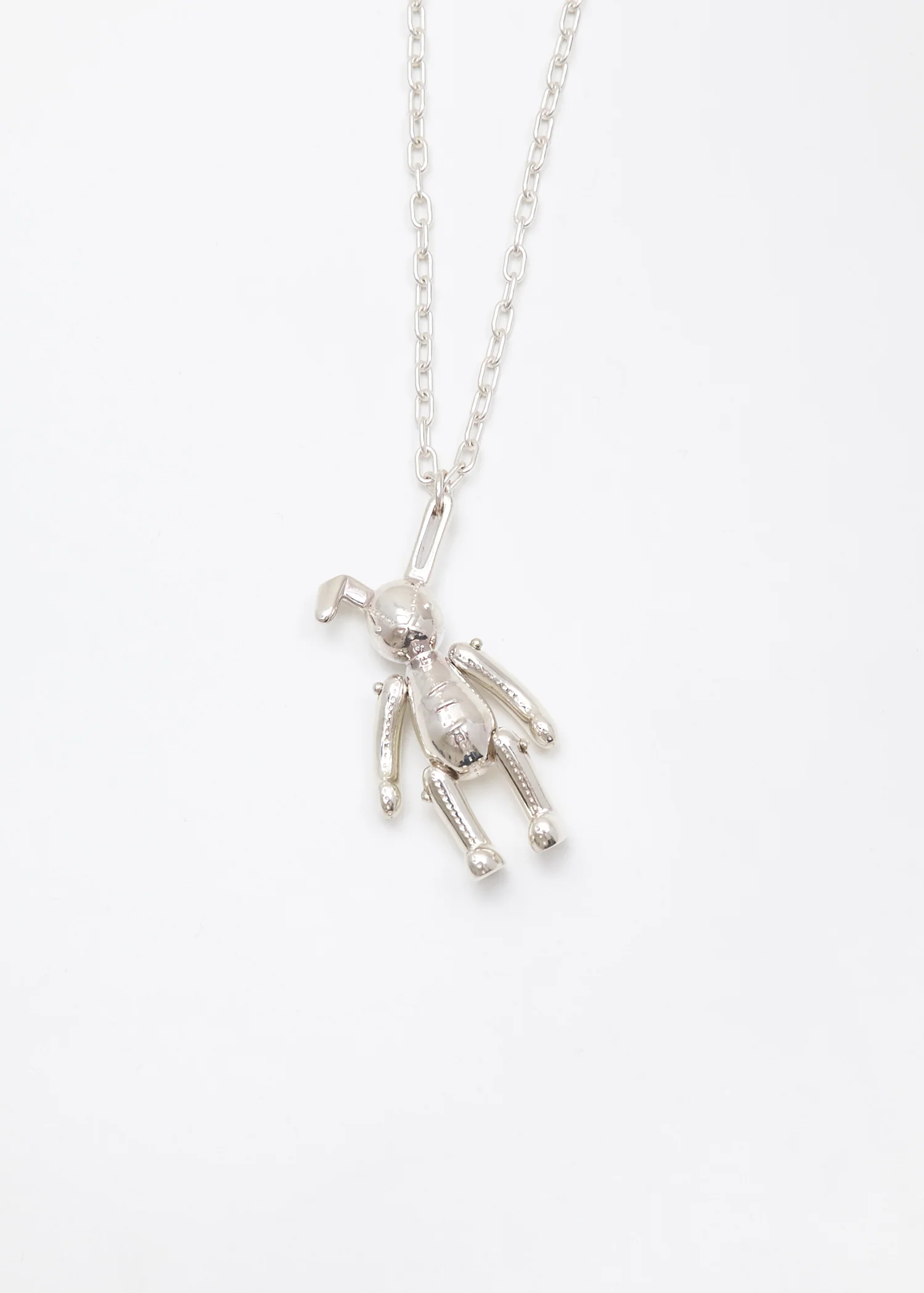 Silver Bunny Charm Necklace - Image 2