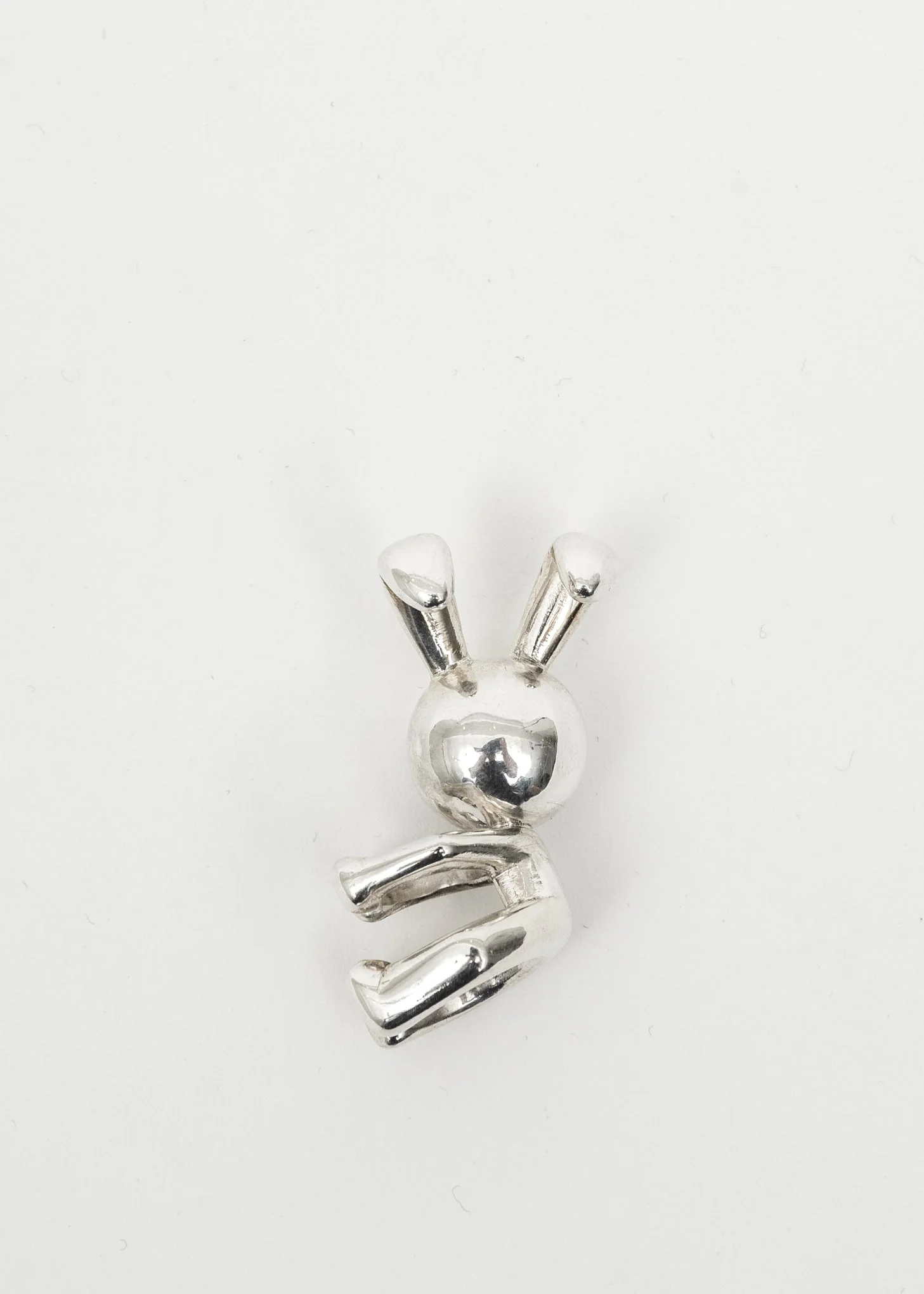 SILVER BUNNY EAR CUFF (LEFT)