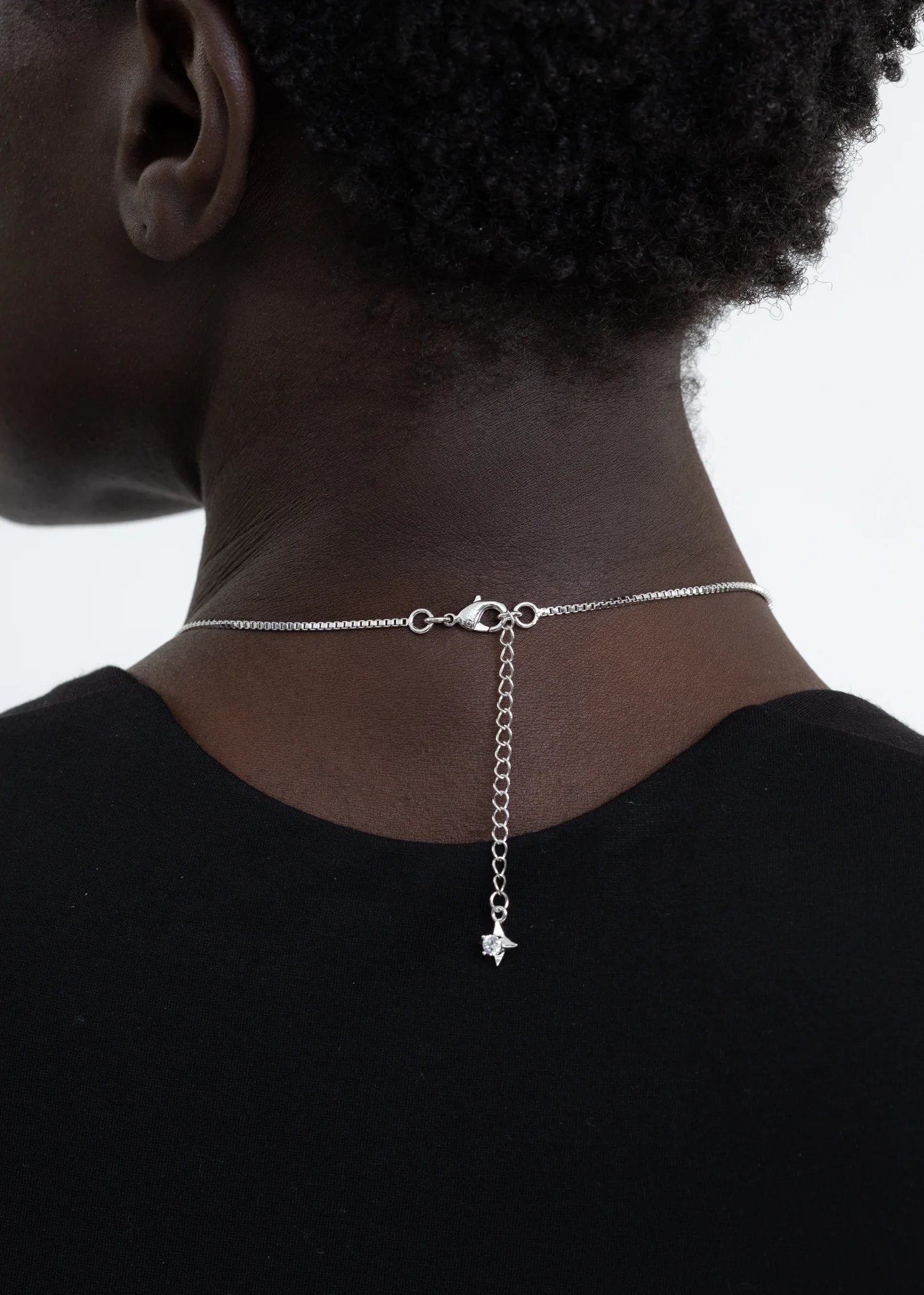 Silver Bunny With Pearl Necklace - Image 6