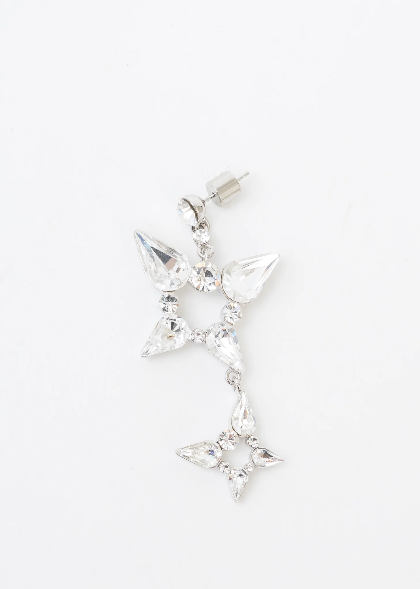 Silver Butterflies Earring  - Single