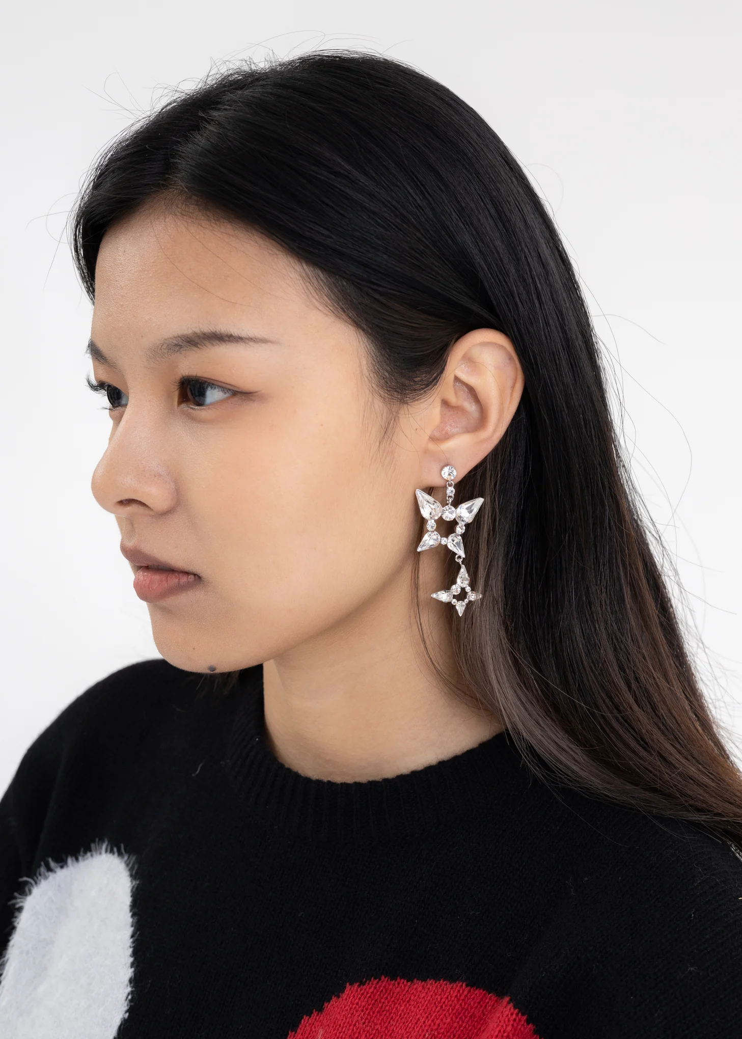 Silver Butterflies Earring  - Single - Image 3