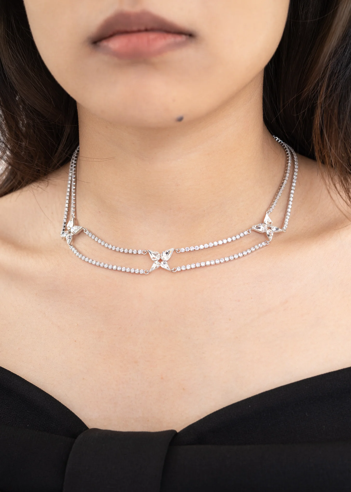Silver Butterflies Necklace - Image 2