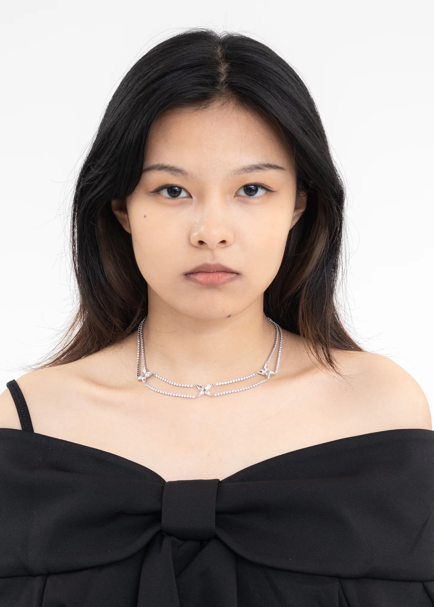 Silver Butterflies Necklace - Image 3