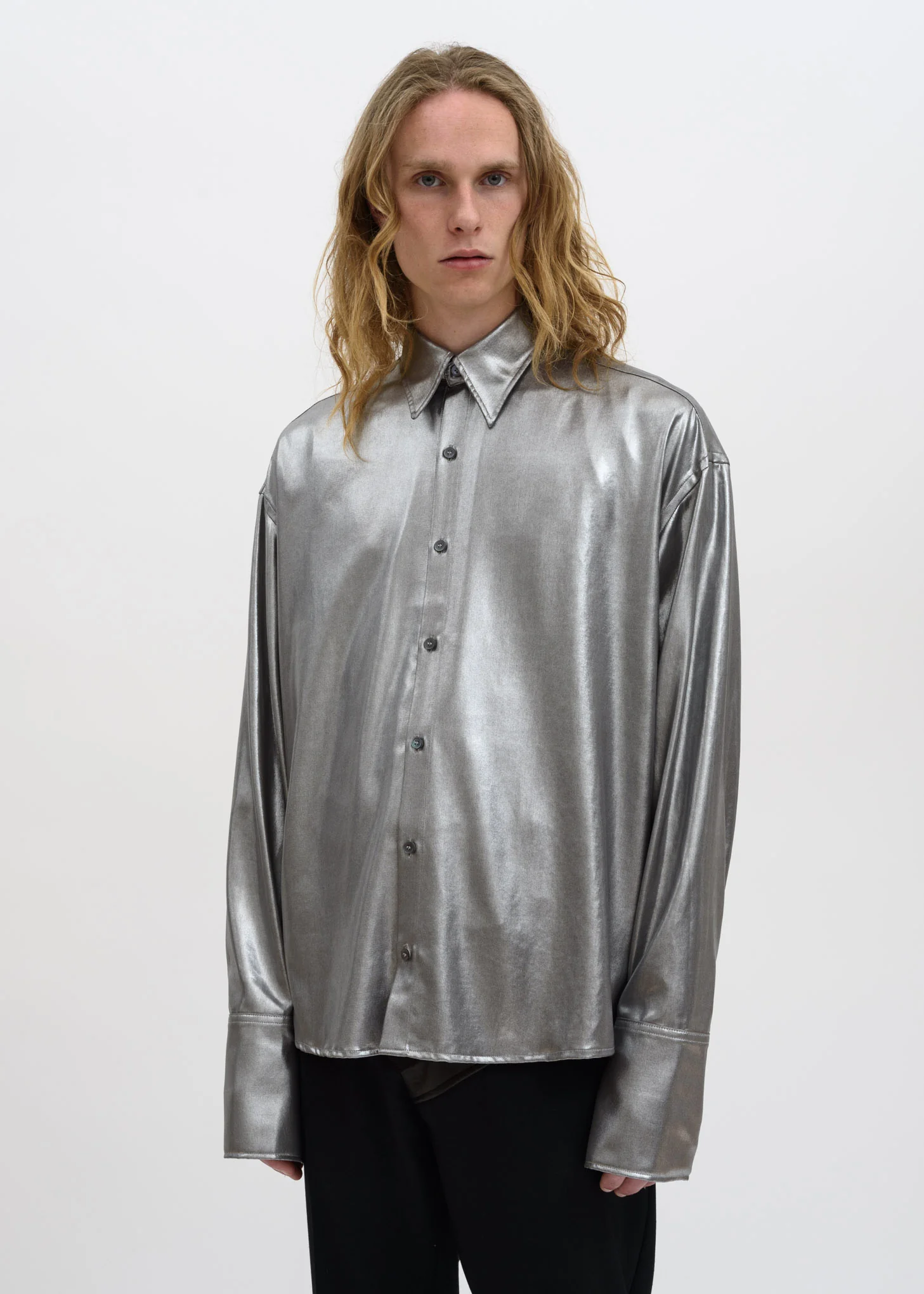 Silver Cecil Chiffon Shirt