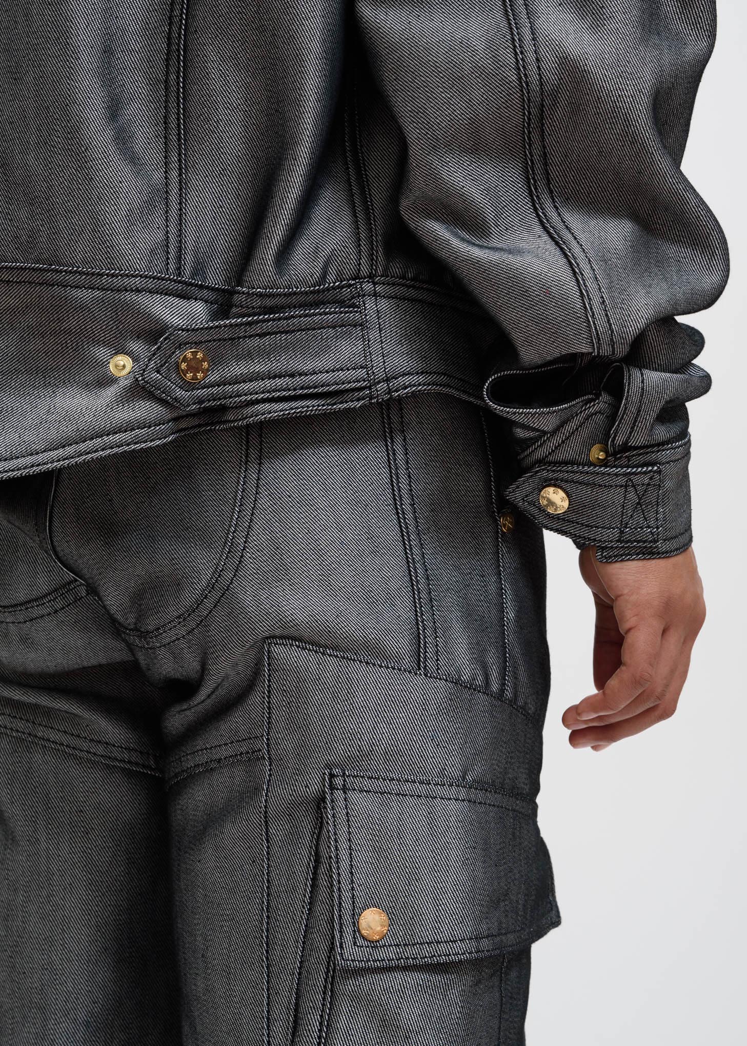 Silver Cem Raw Denim Jacket - Image 7