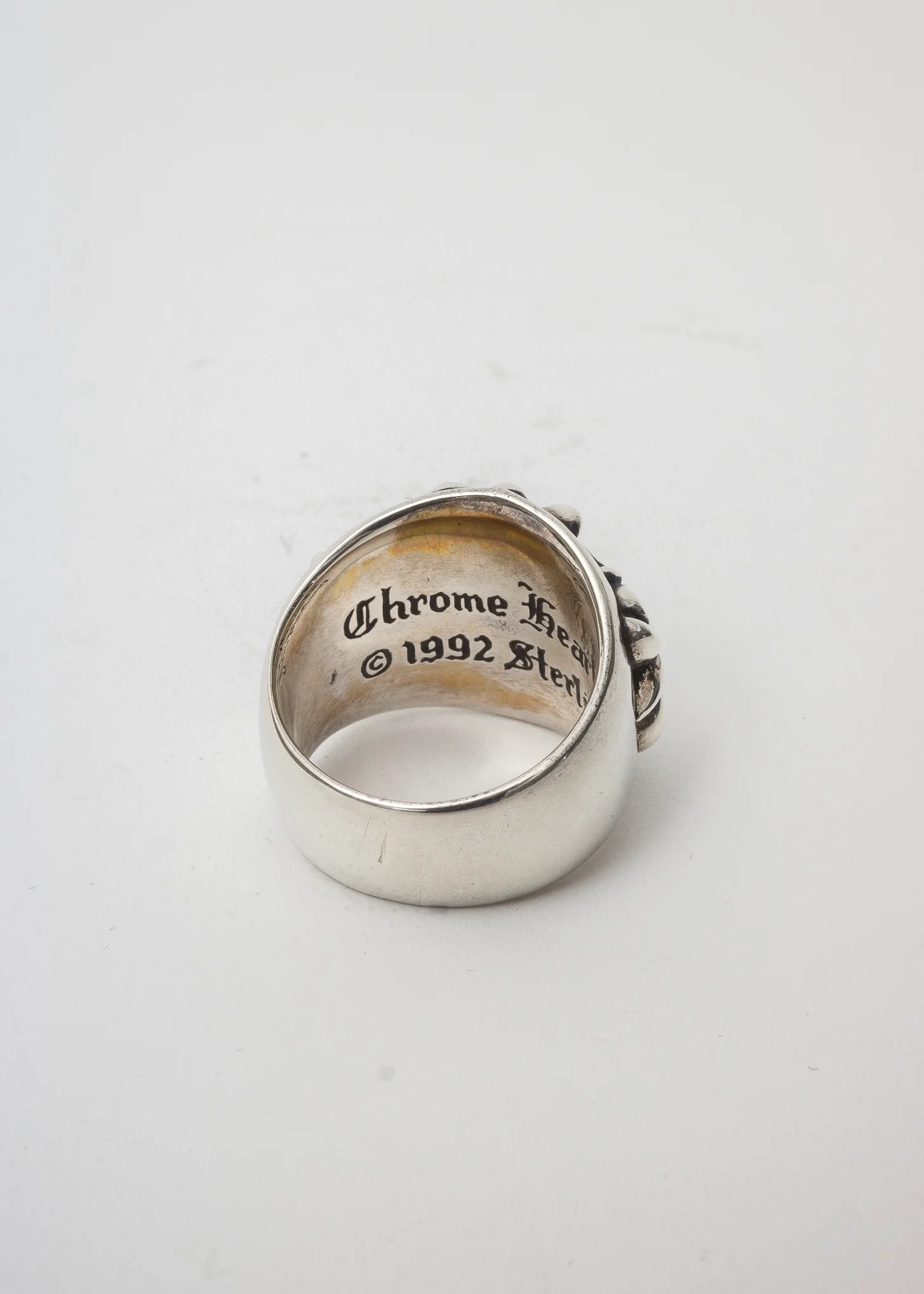 Silver CH Keeper Floral Silver Ring - Image 3