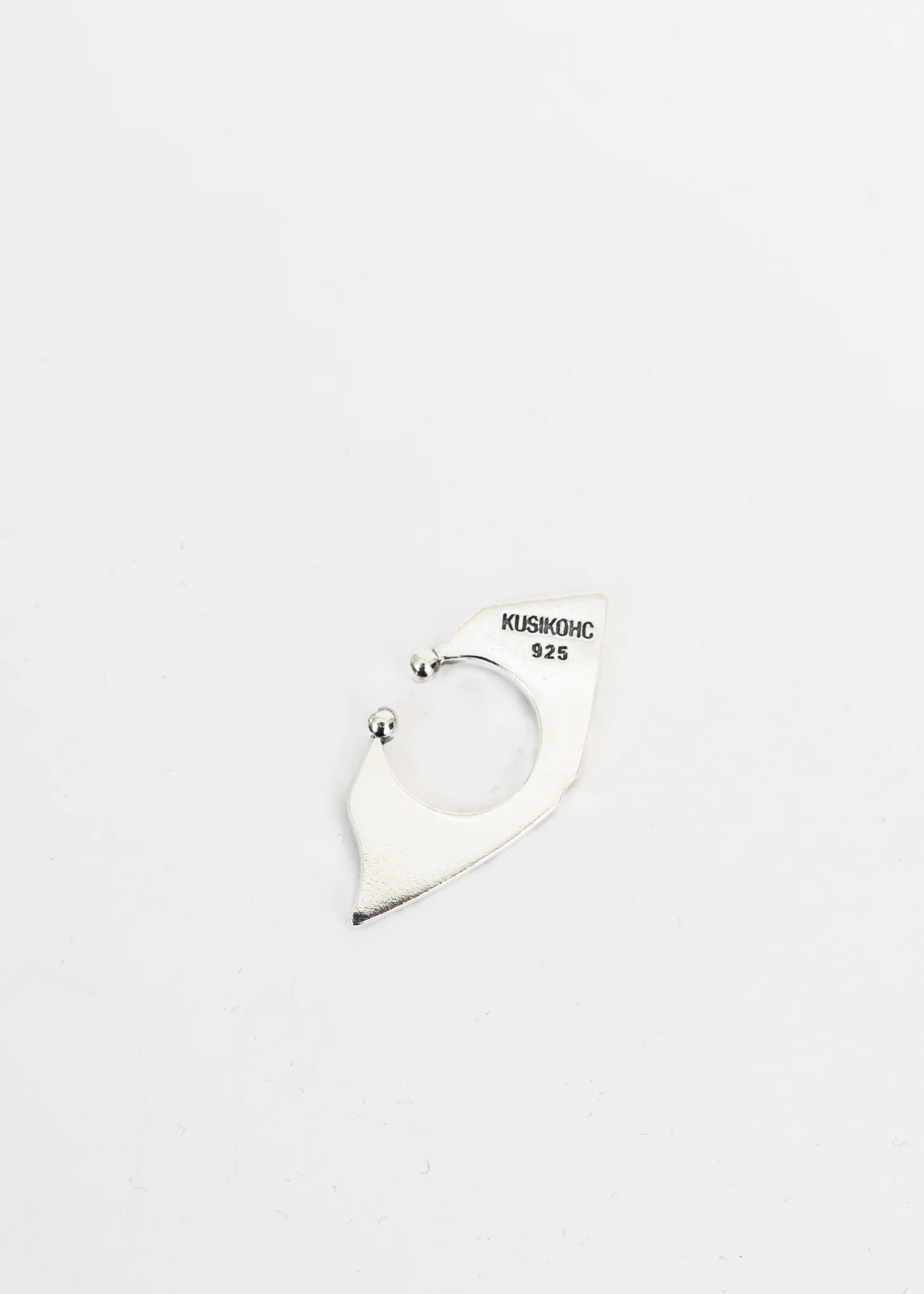 SILVER CHAIN FRAGMENT EAR CUFF - Image 5
