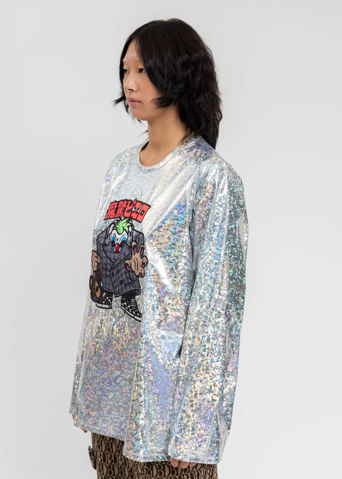 Silver Character Applique Foil Pullover - Image 3