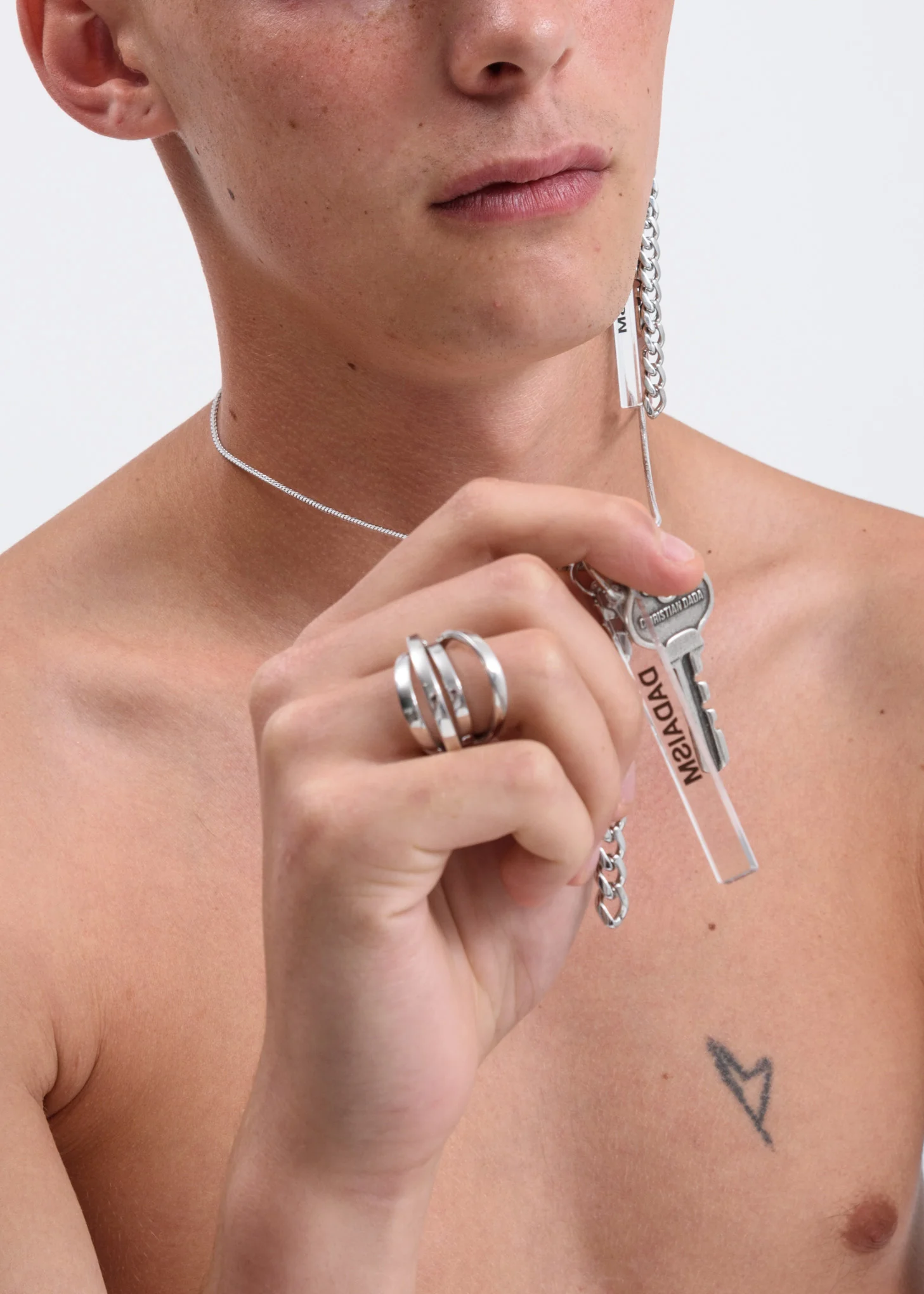Silver Charm Necklace - Image 3