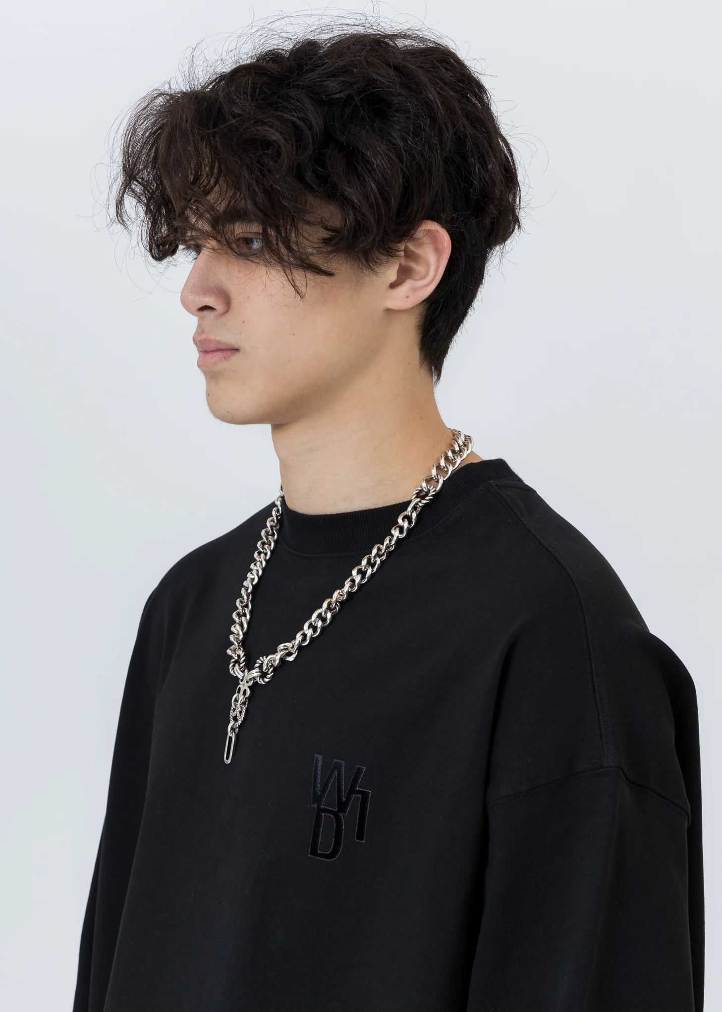 Silver Damon Drop Chain - Image 6