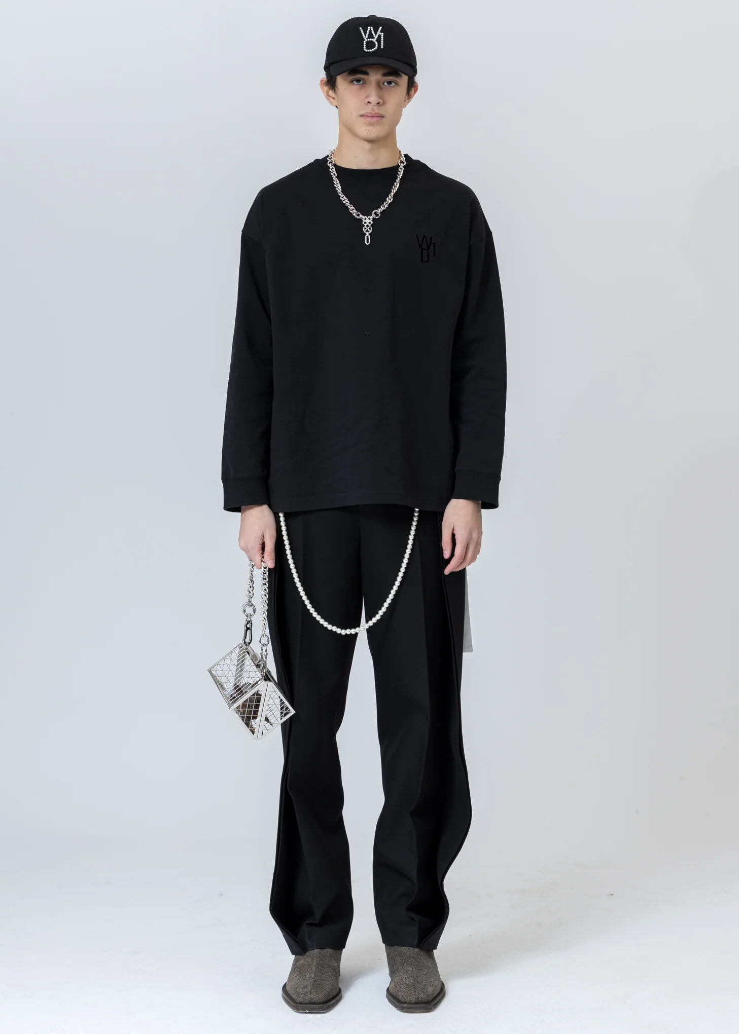 Silver Damon Drop Chain - Image 8
