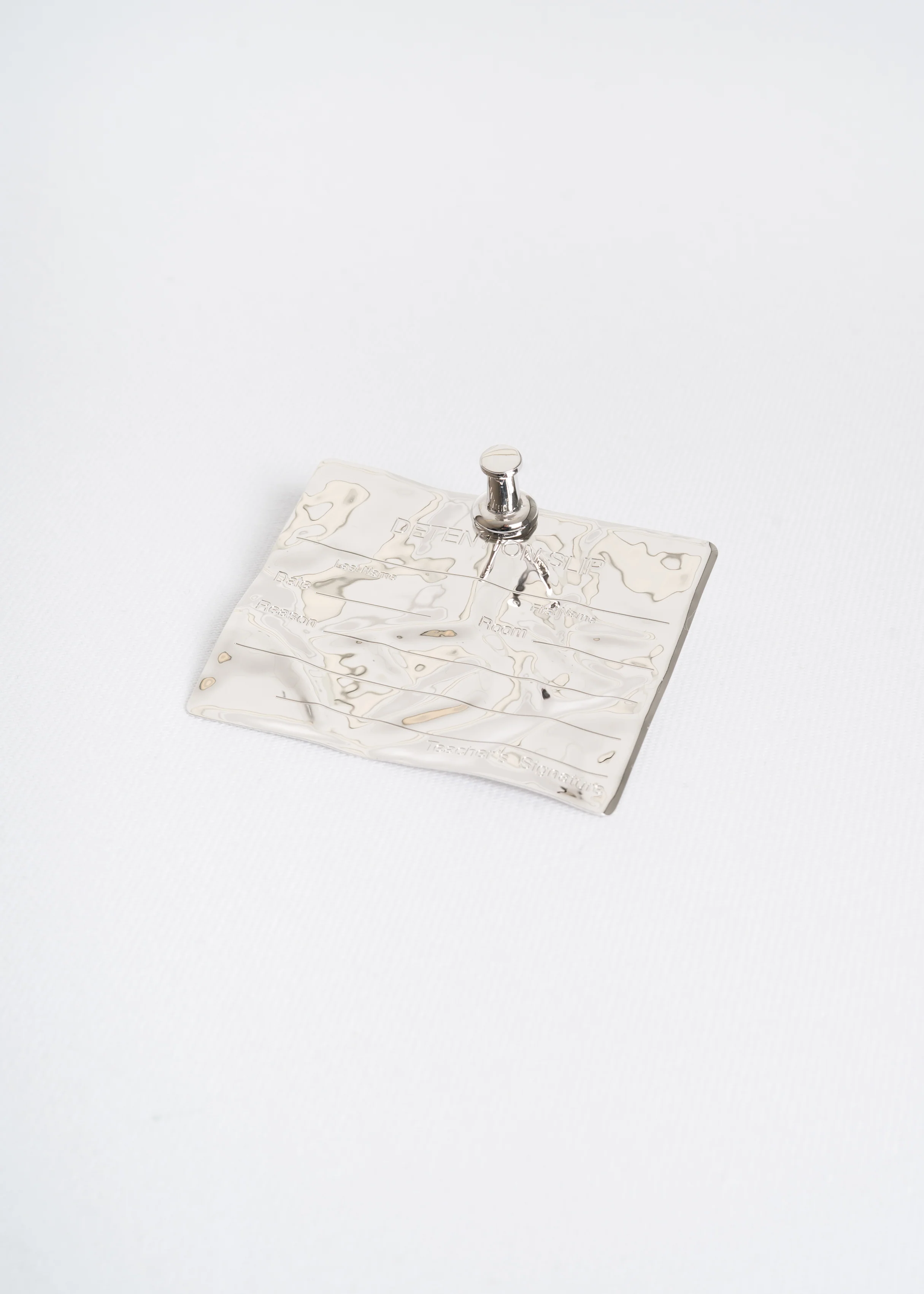 Silver Detention Pin
