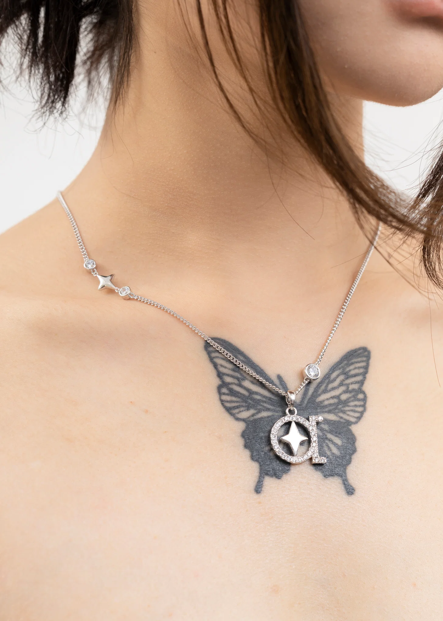 Silver DINGQING Necklace - Image 3