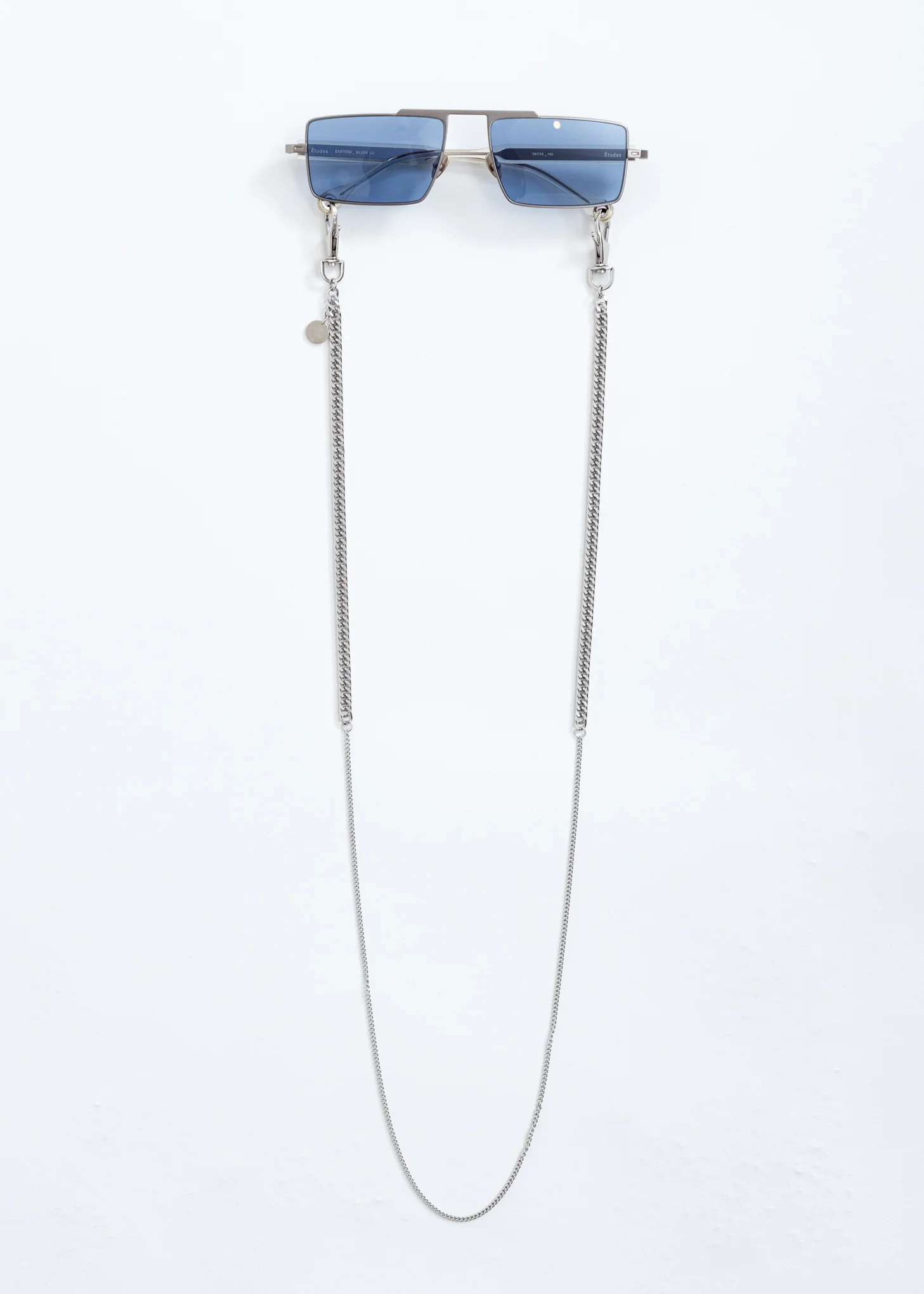 Silver Eastern Sunglasses With Chain