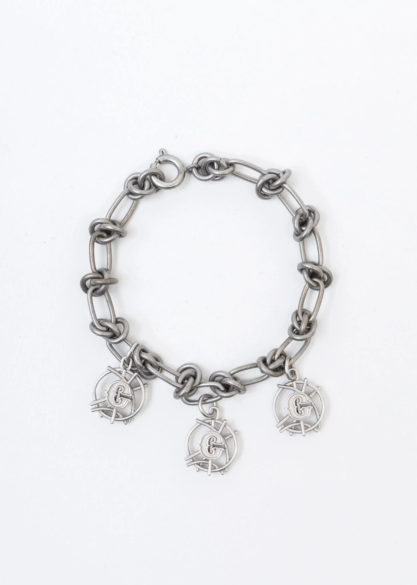 Silver Emblem Bracelet