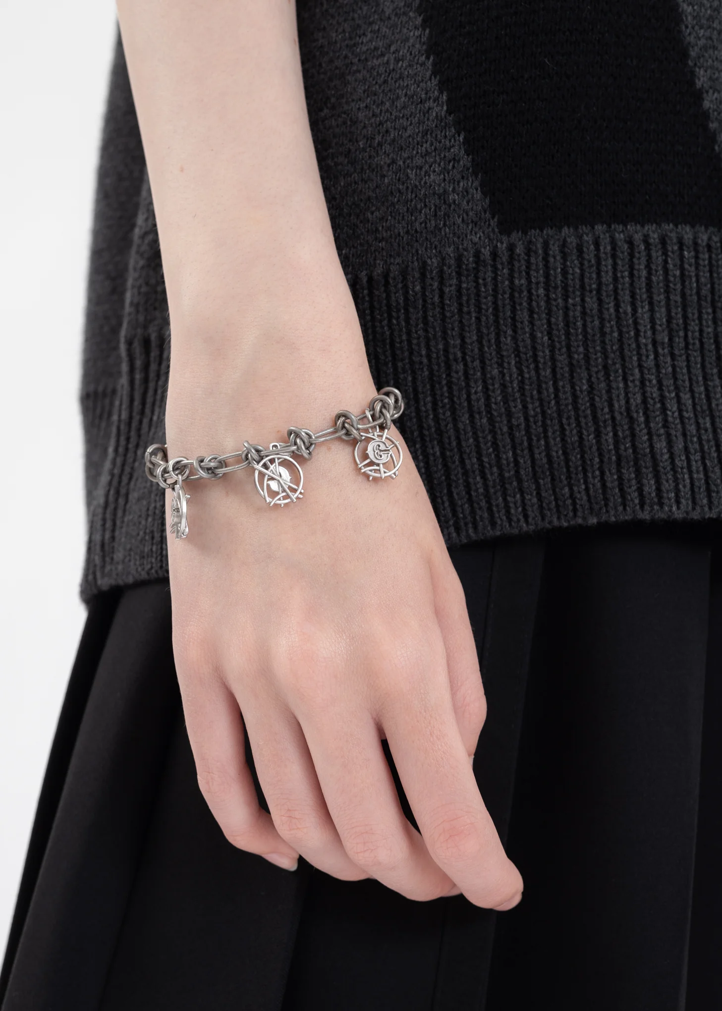 Silver Emblem Bracelet - Image 2