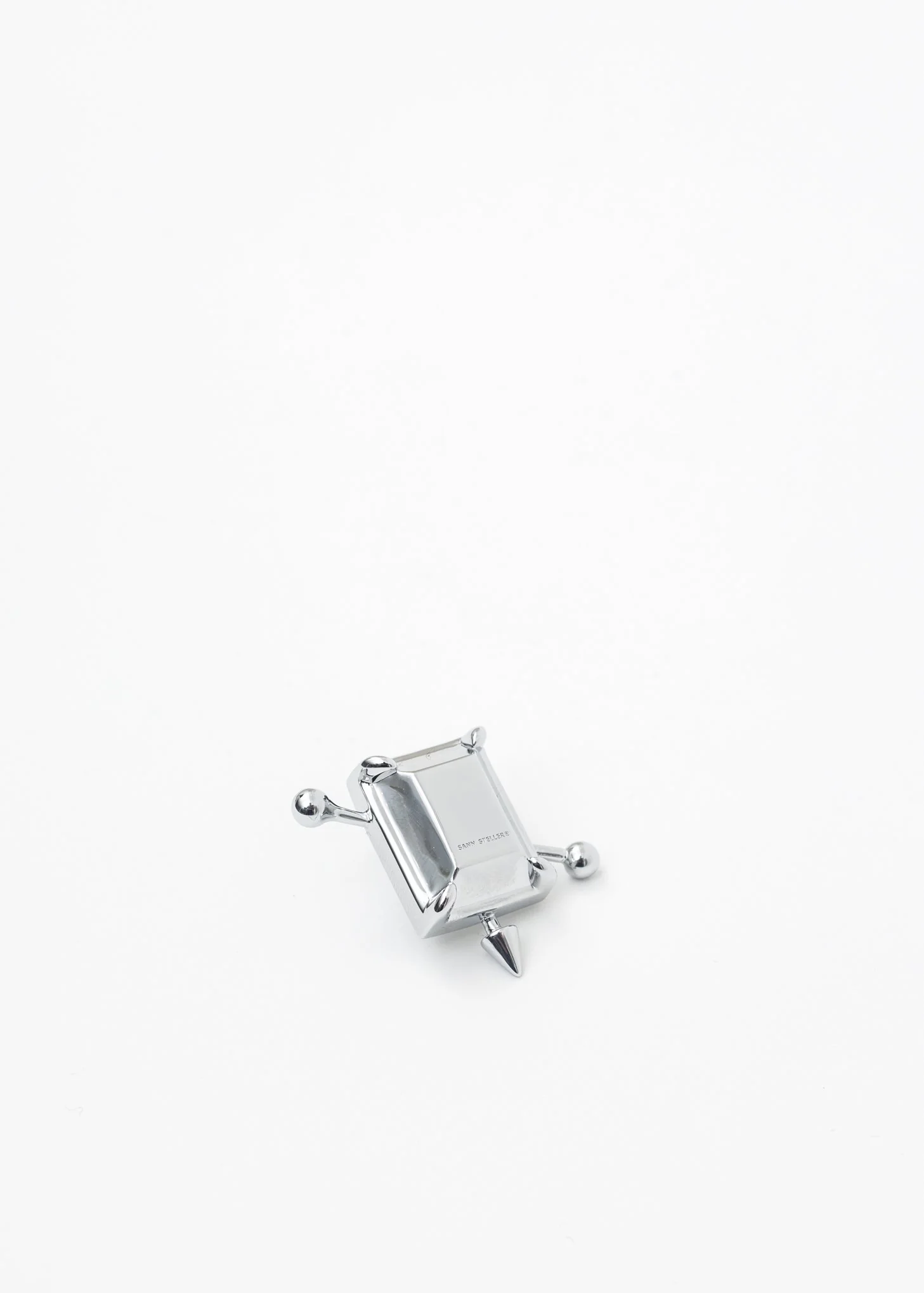 Silver Rhinestone Earring