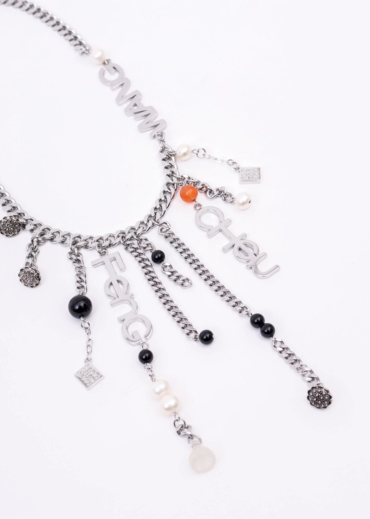 Silver FCW JADE STONE NECKLACE - Image 3