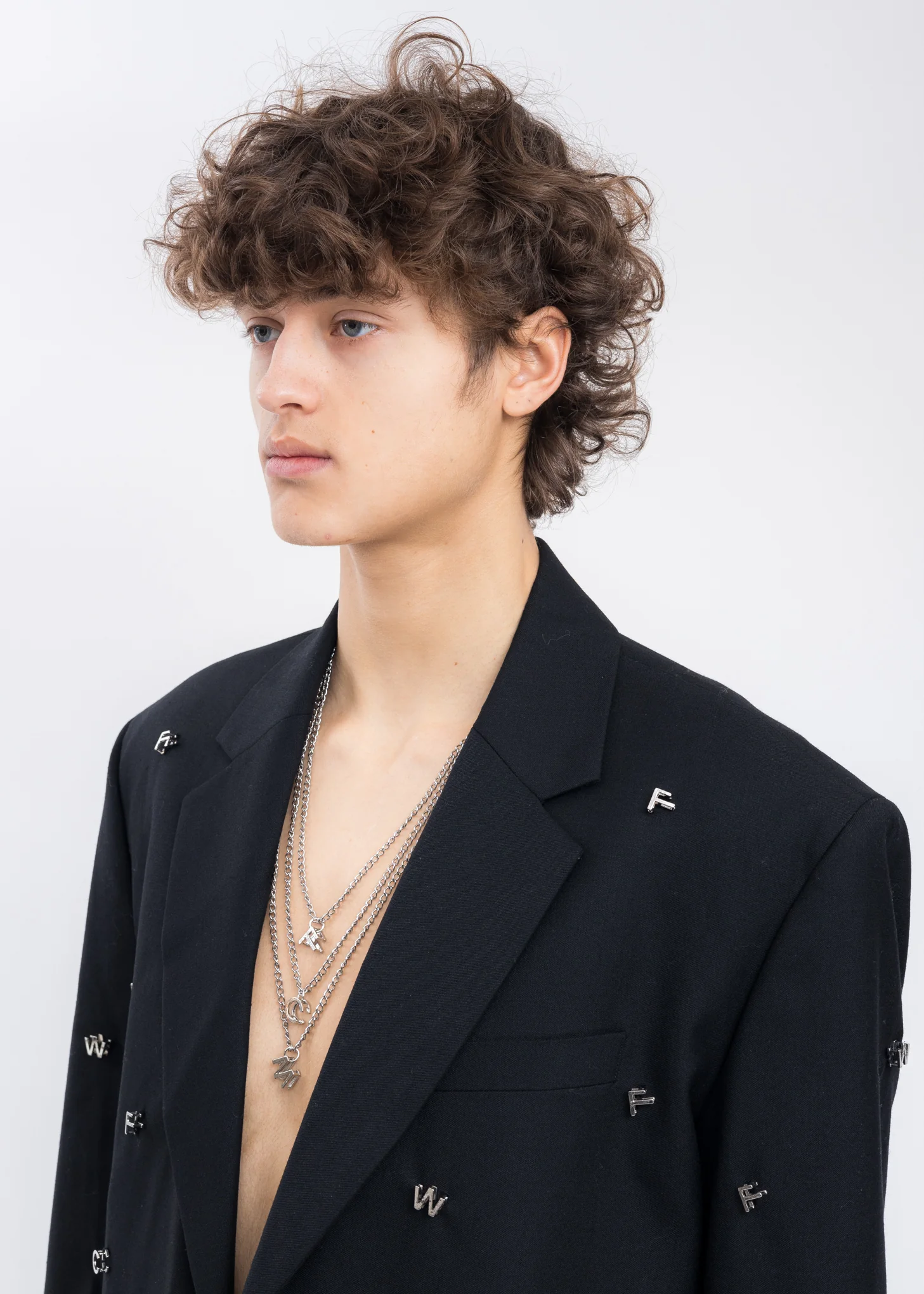 Silver FCW Logo Necklace - Image 2