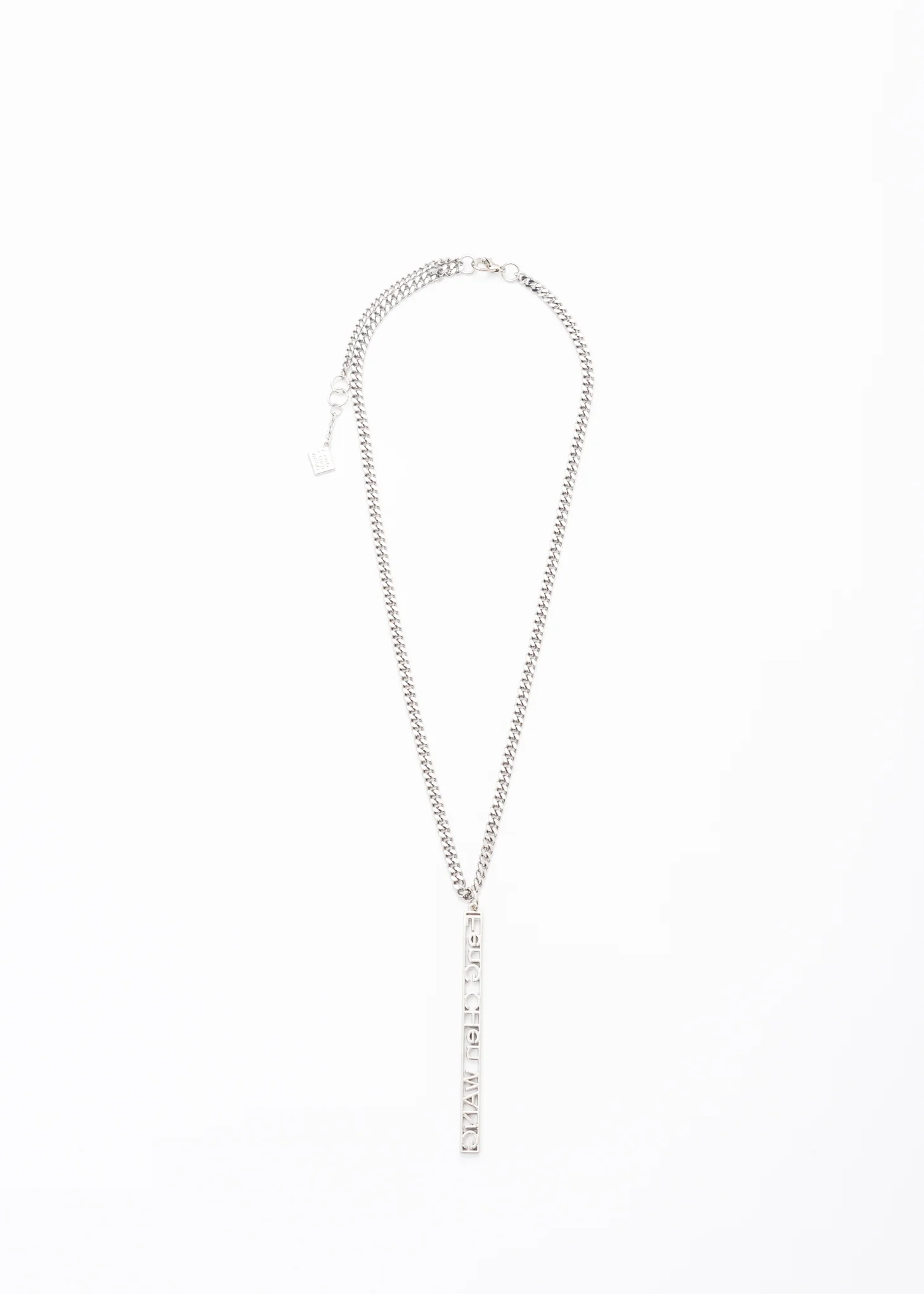 Silver FCW Logo Pendant Necklace