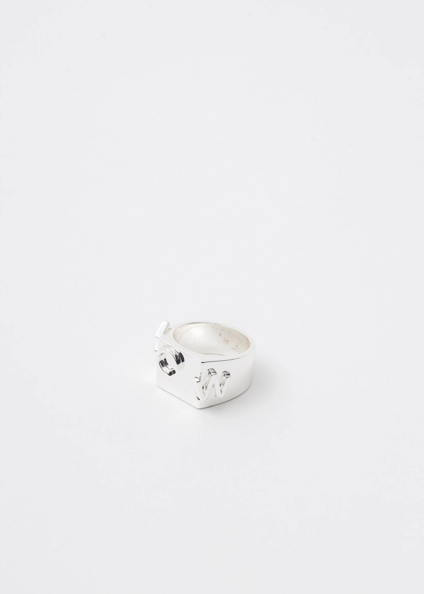 Silver FCW Logo Ring